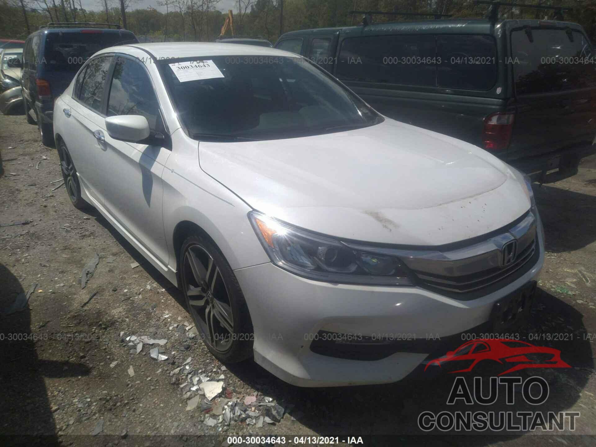 HONDA ACCORD SEDAN 2016 - 1HGCR2F51GA033676