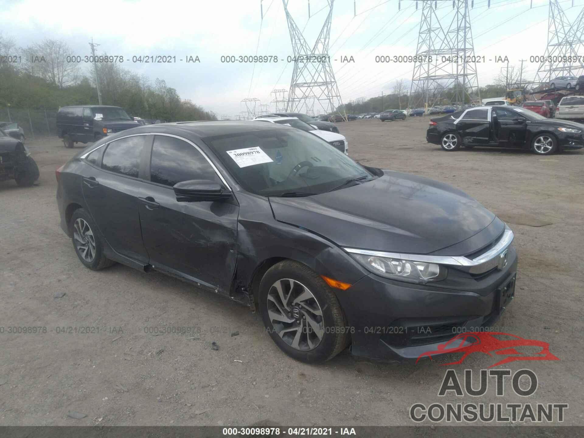 HONDA CIVIC SEDAN 2016 - 19XFC2F73GE204651