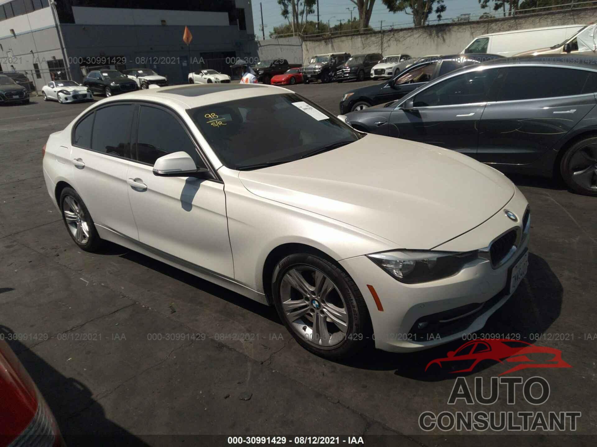 BMW 3 SERIES 2016 - WBA8E9C51GK644330