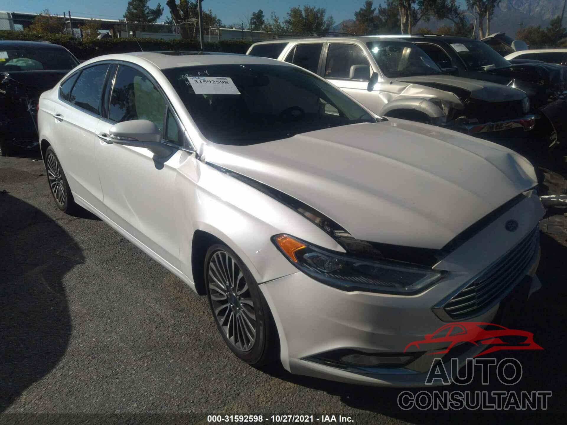 FORD FUSION 2017 - 3FA6P0H94HR207484