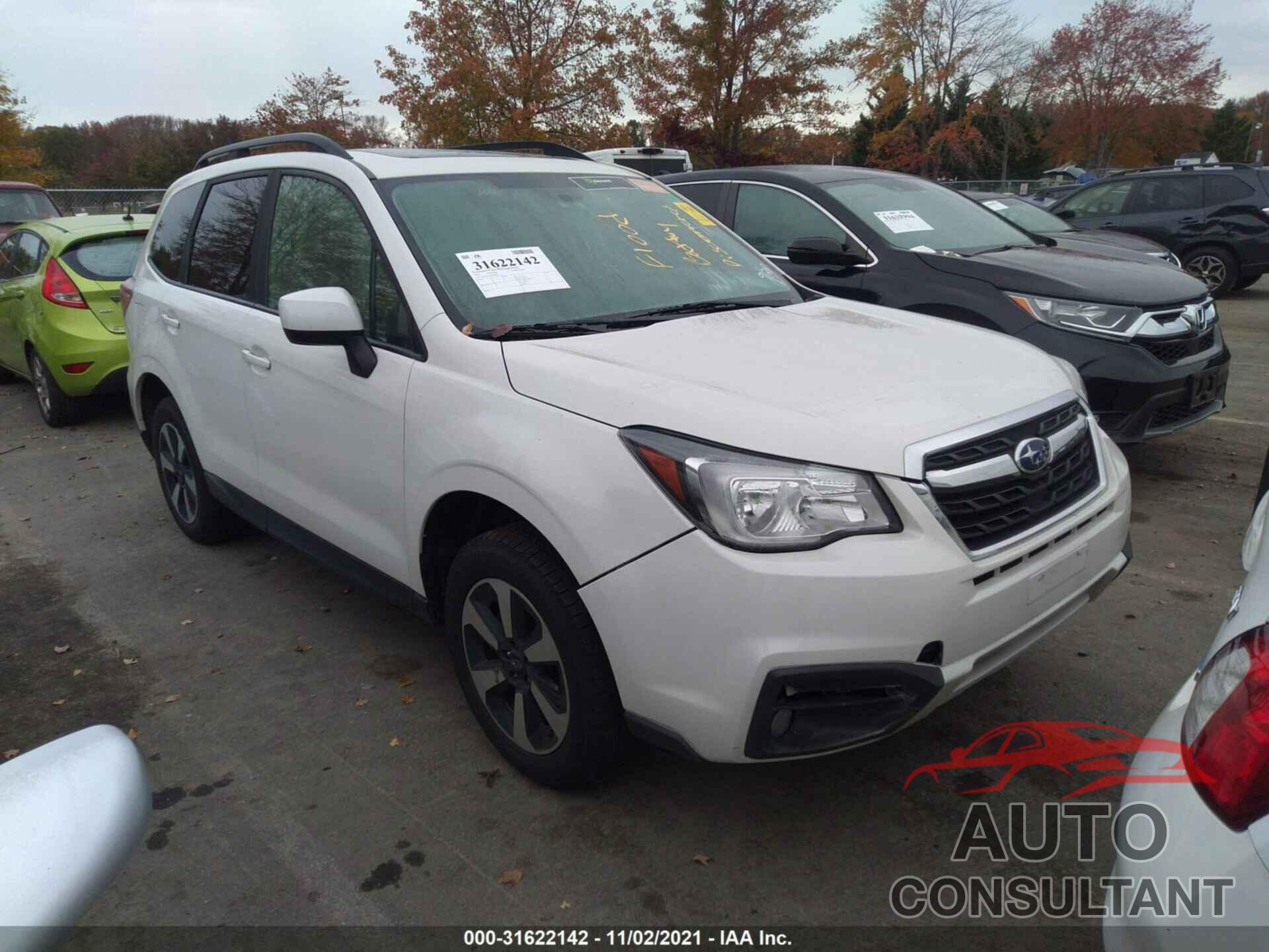 SUBARU FORESTER 2018 - JF2SJAGC6JH498284