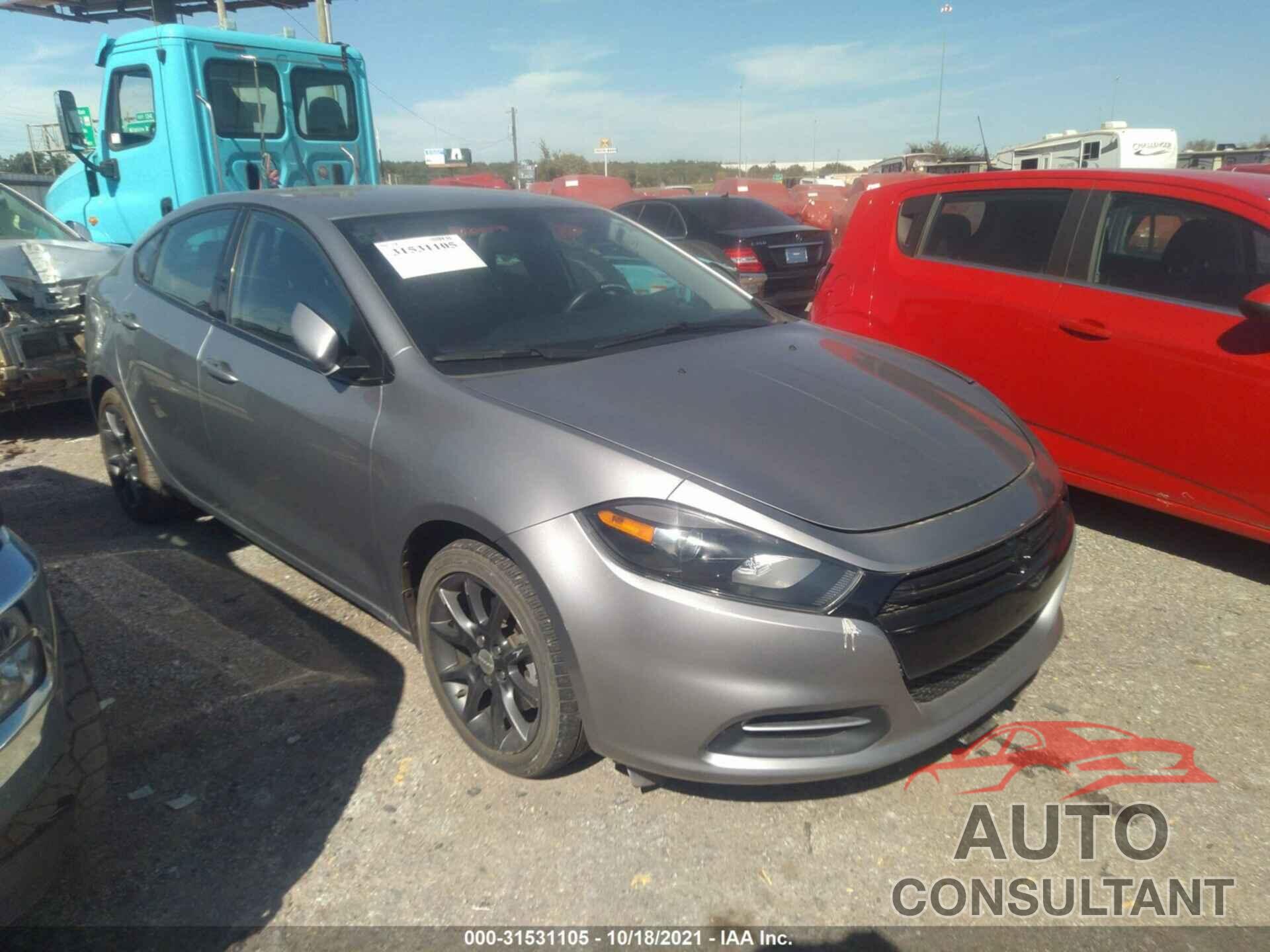 DODGE DART 2016 - 1C3CDFAA1GD555767