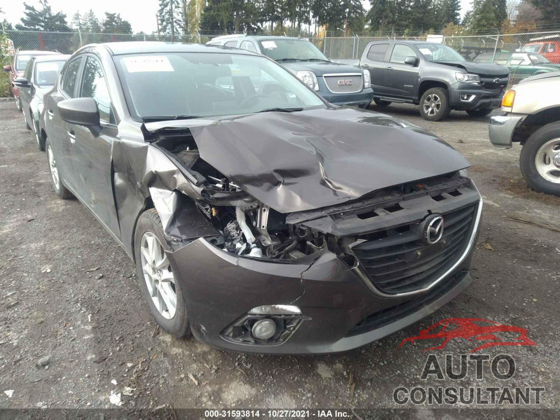 MAZDA MAZDA3 2016 - JM1BM1N7XG1284864