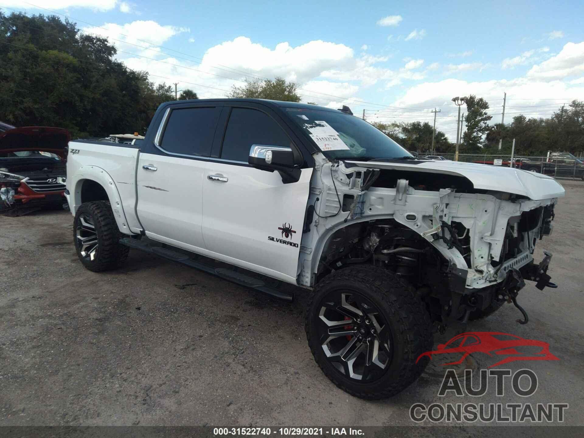 CHEVROLET SILVERADO 1500 2019 - 3GCUYGEL2KG272618