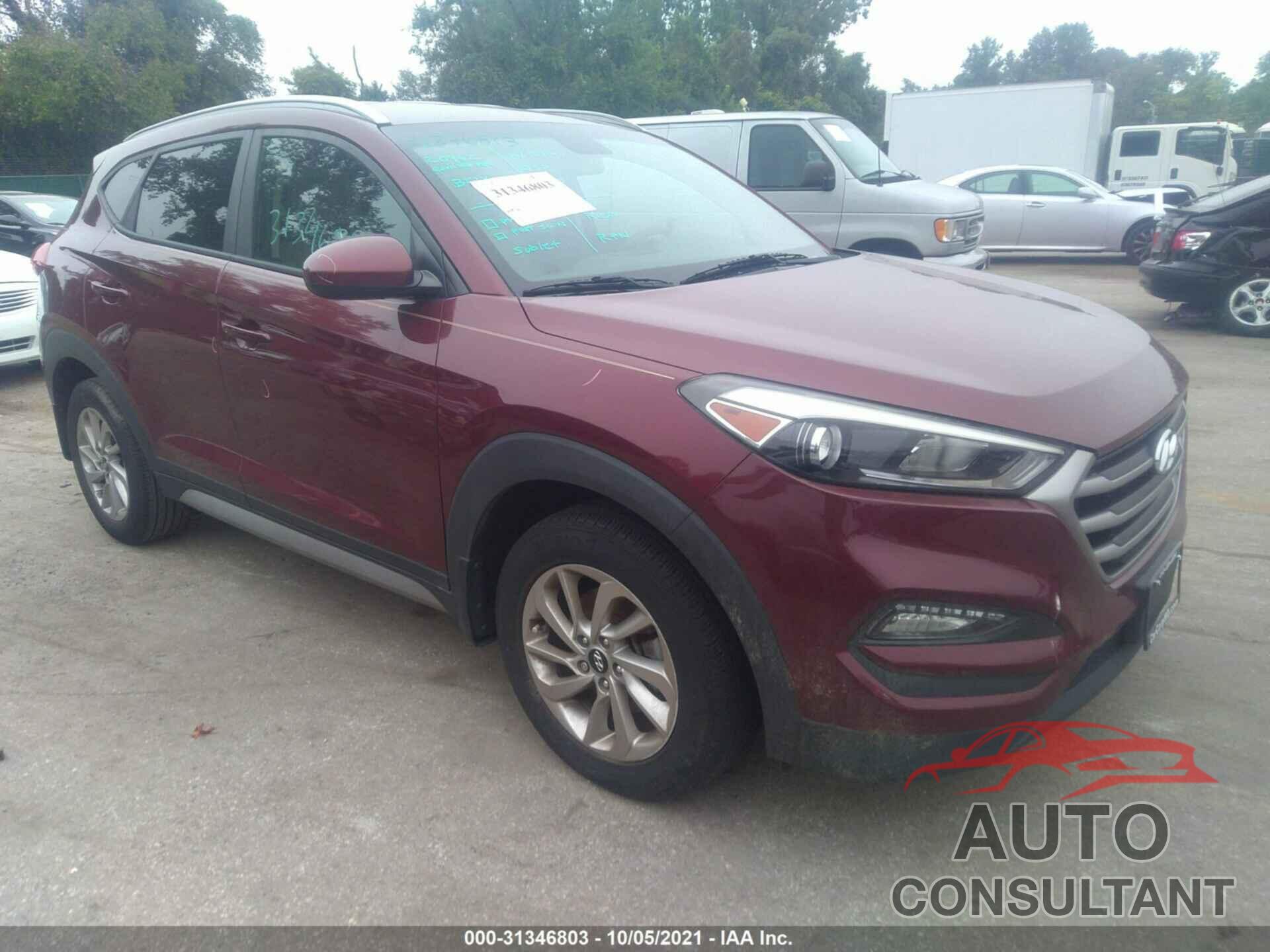 HYUNDAI TUCSON 2017 - KM8J3CA49HU315992