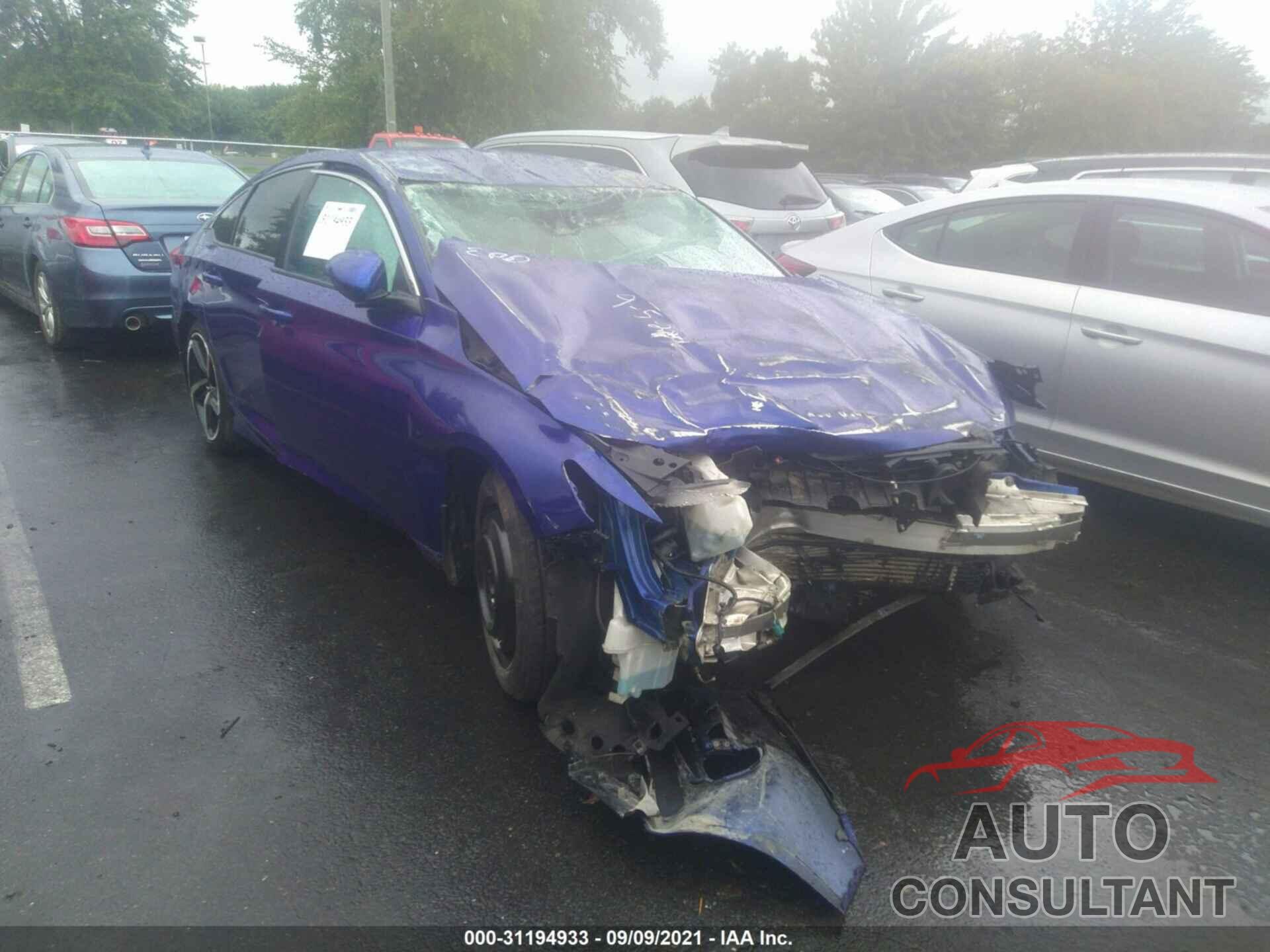HONDA ACCORD SEDAN 2019 - 1HGCV1F37KA006463
