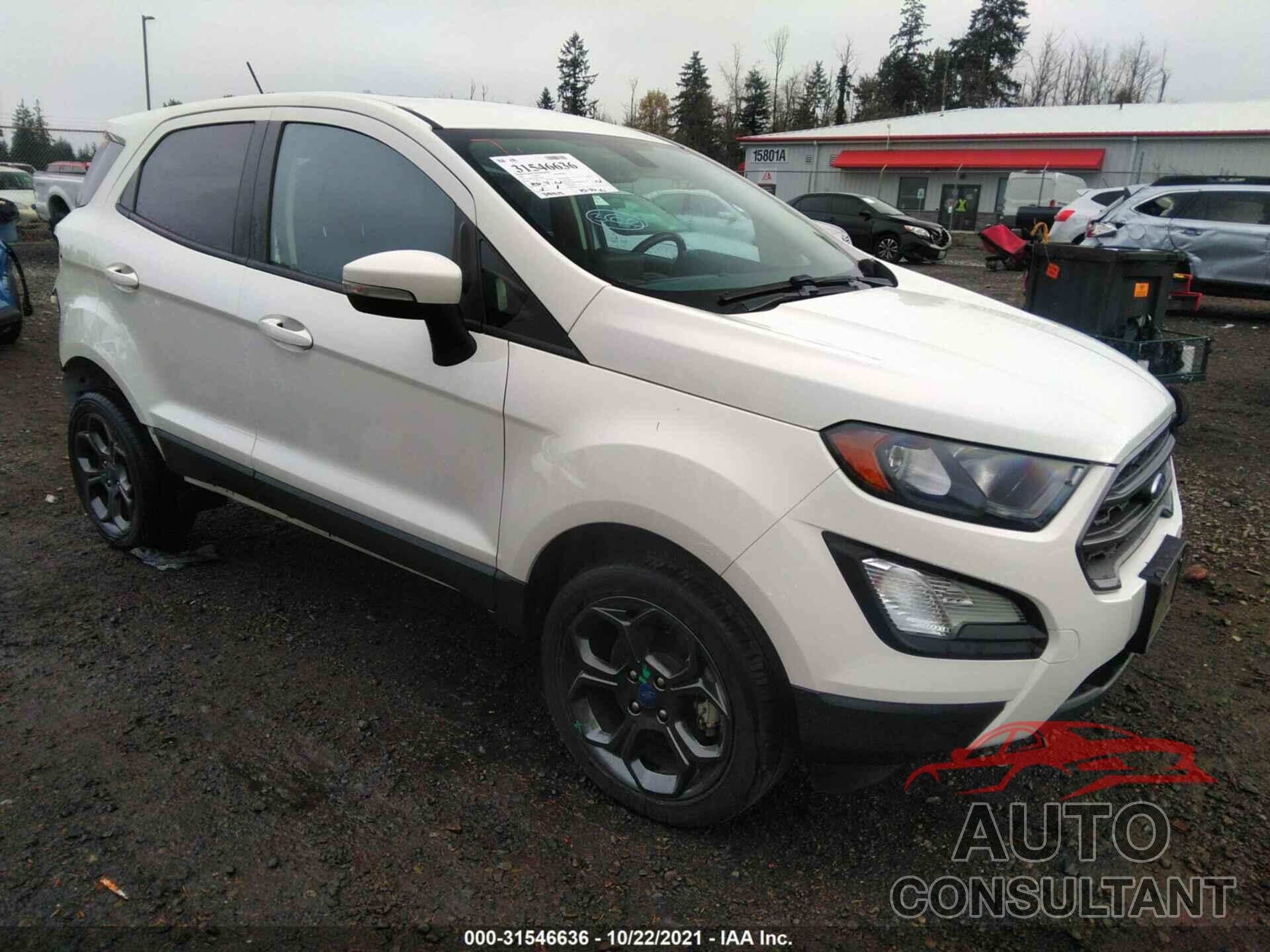 FORD ECOSPORT 2018 - MAJ6P1CL9JC201404