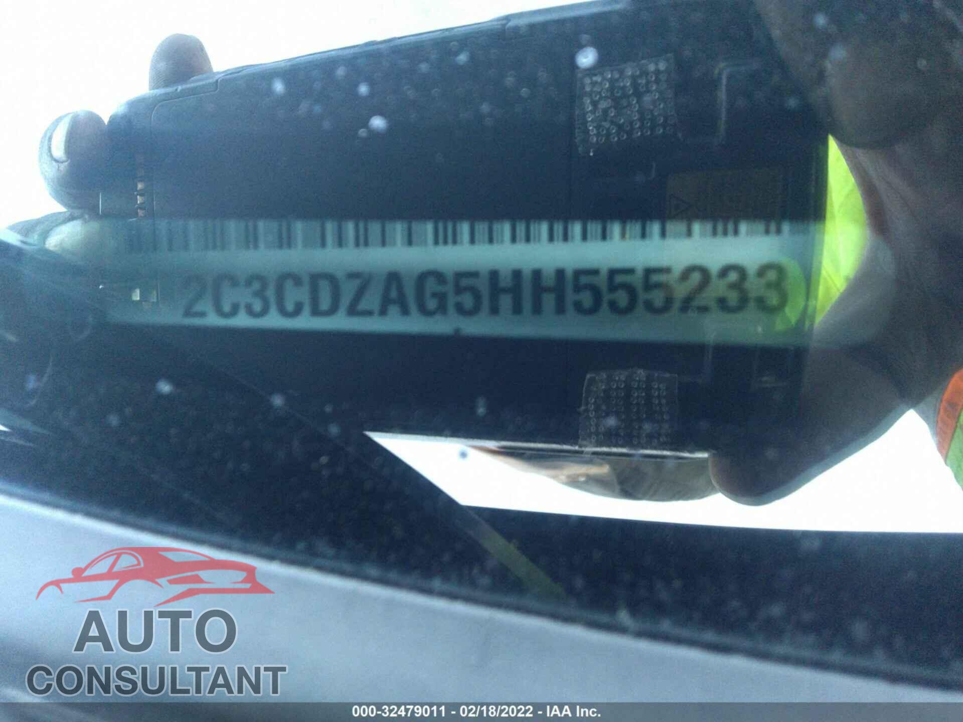 DODGE CHALLENGER 2017 - 2C3CDZAG5HH555233