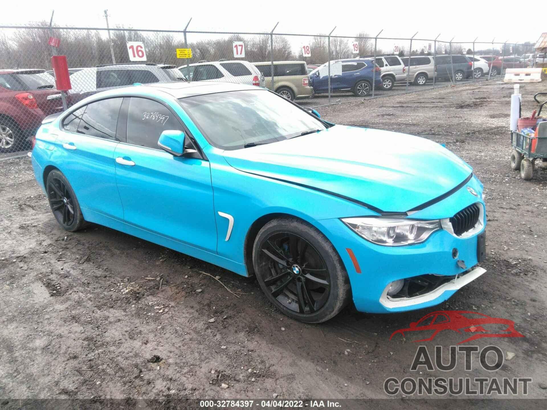 BMW 4 SERIES 2017 - WBA4F7C34HG788439