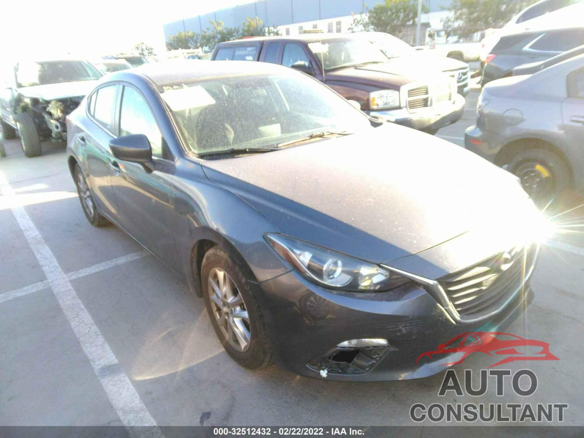 MAZDA MAZDA3 2016 - JM1BM1U73G1324686