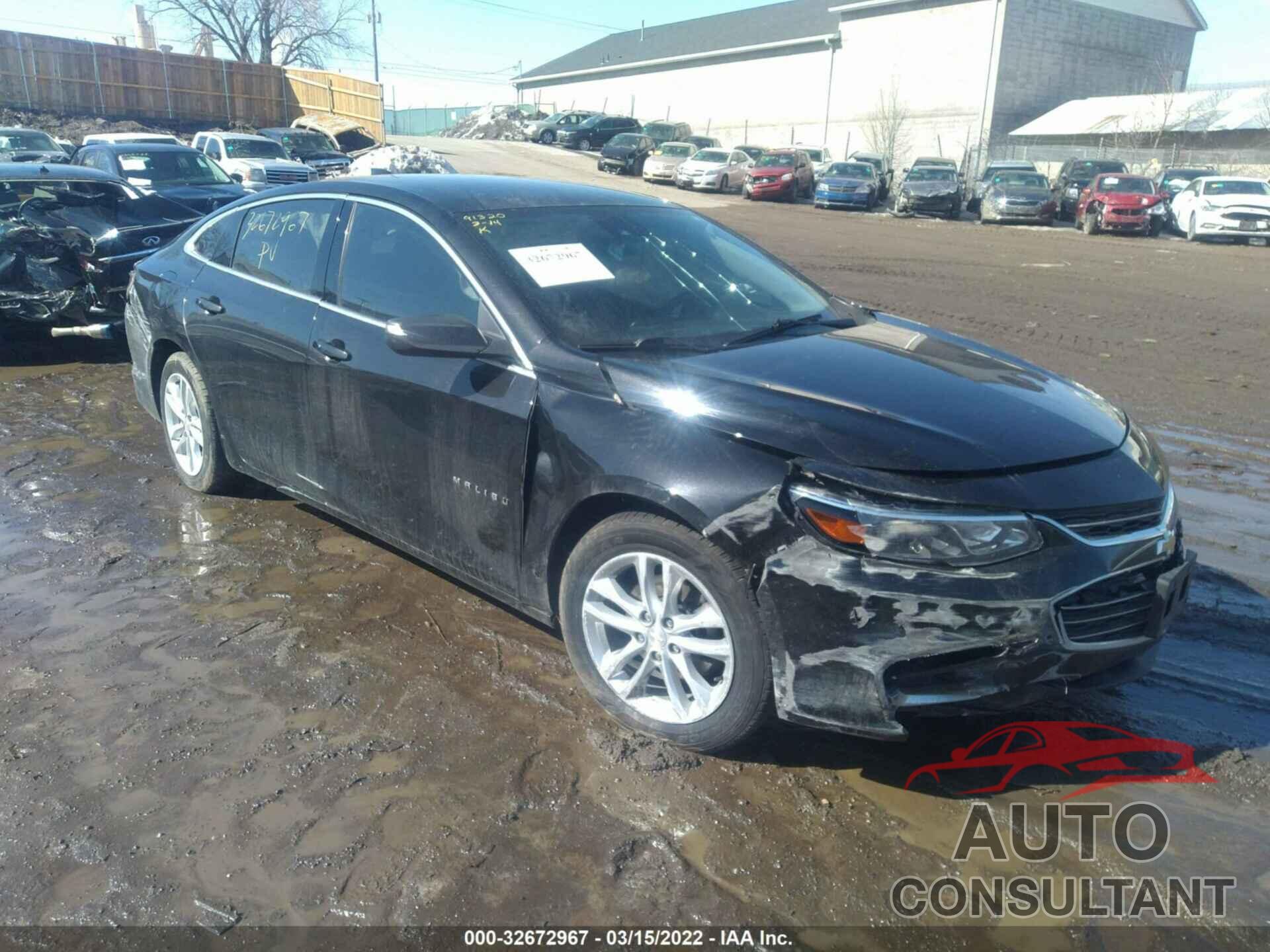 CHEVROLET MALIBU 2016 - 1G1ZE5ST3GF268991