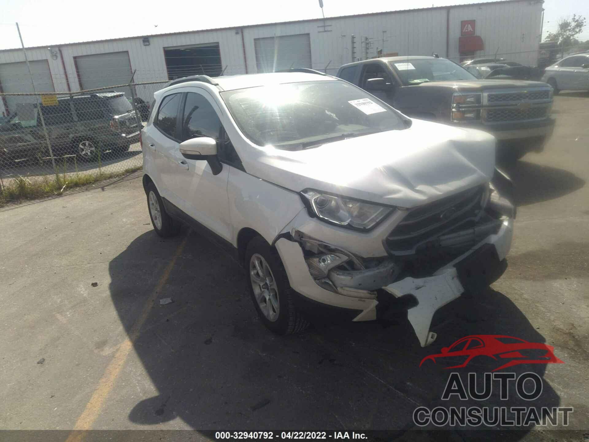 FORD ECOSPORT 2018 - MAJ3P1TE5JC172567