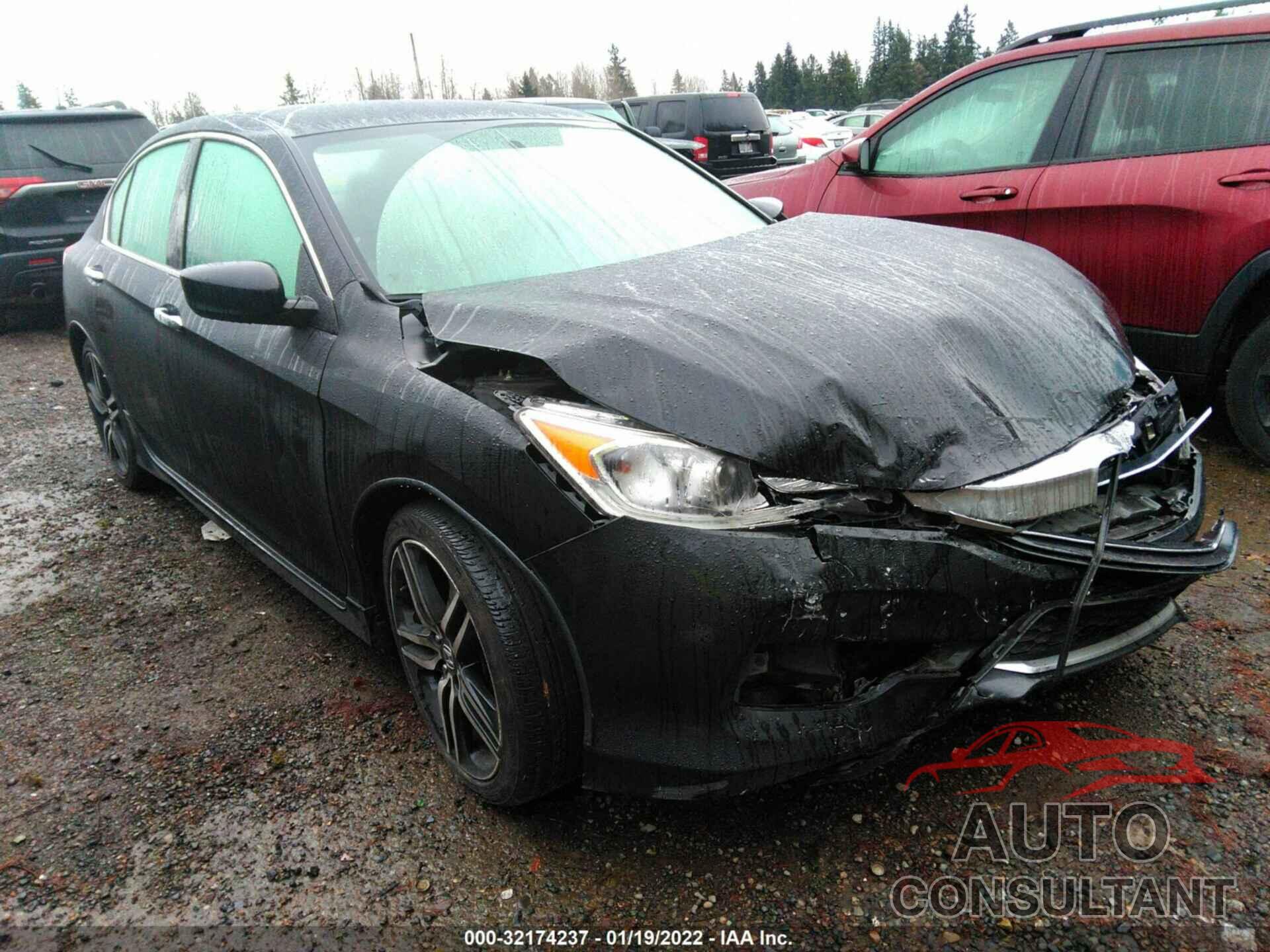 HONDA ACCORD SEDAN 2016 - 1HGCR2F54GA082760