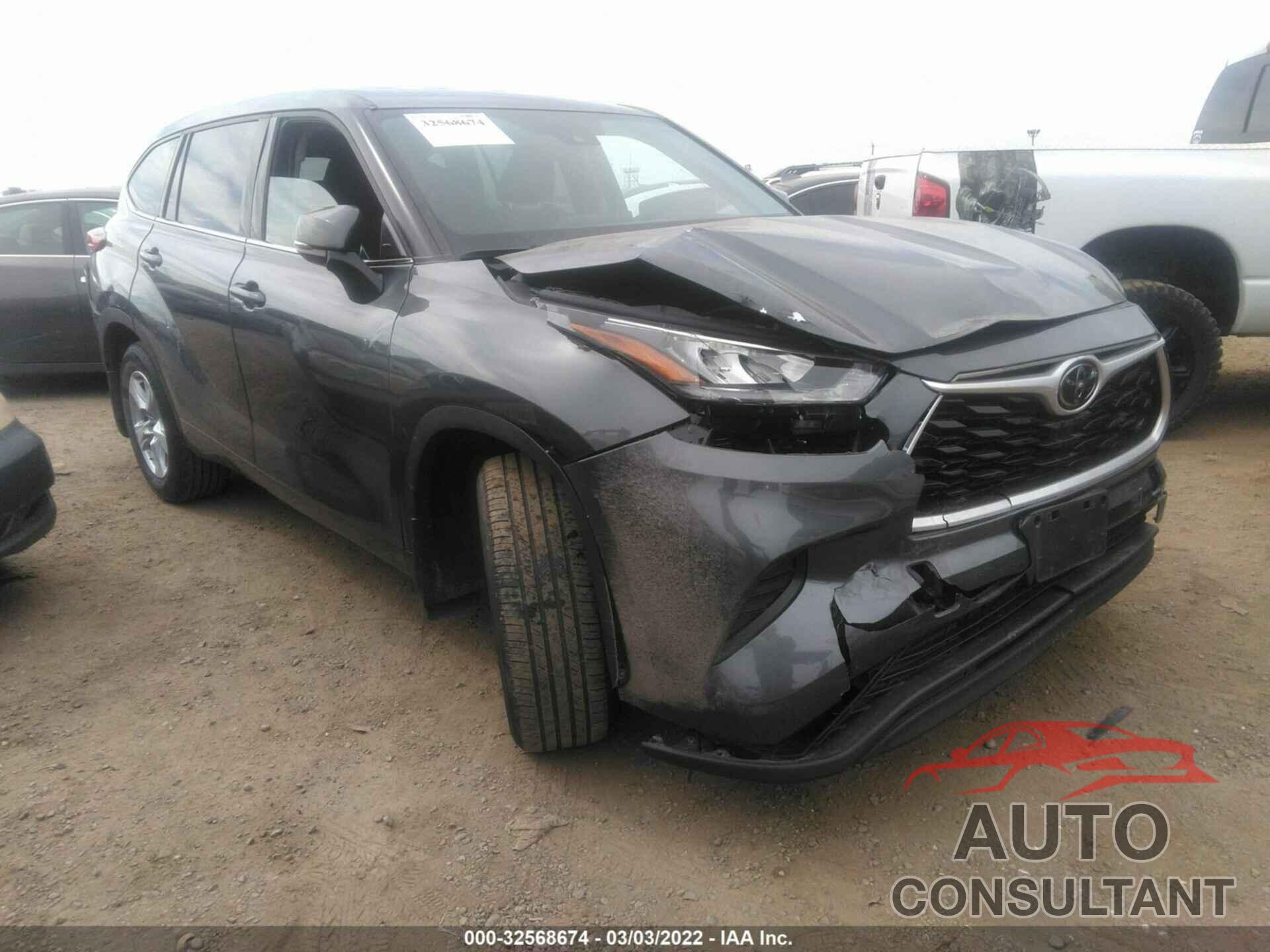 TOYOTA HIGHLANDER 2020 - 5TDCZRBH5LS020269