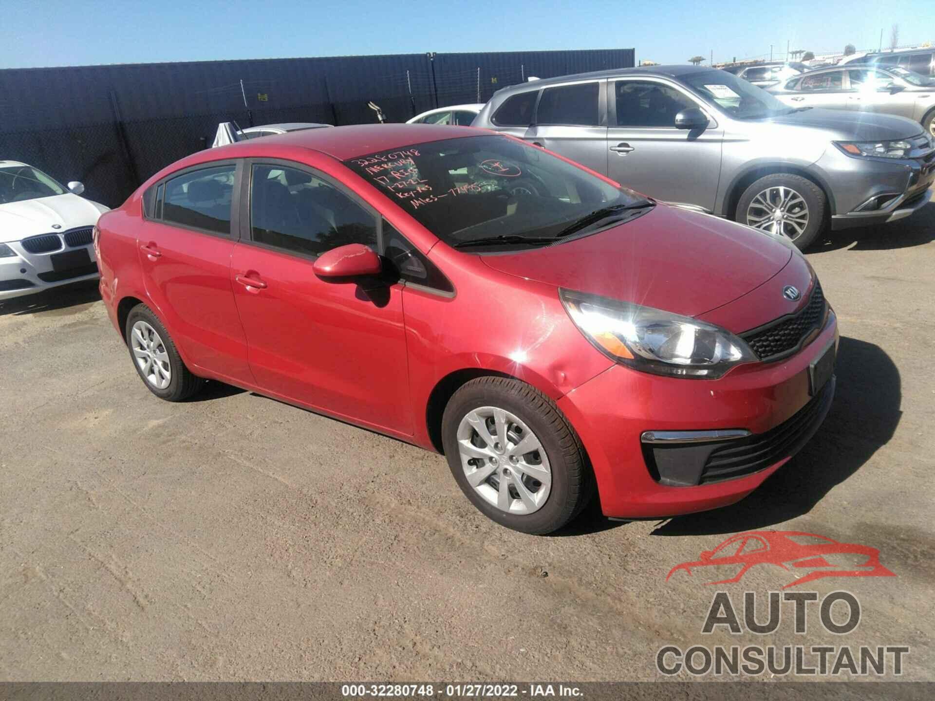 KIA RIO 2017 - KNADM4A31H6025937