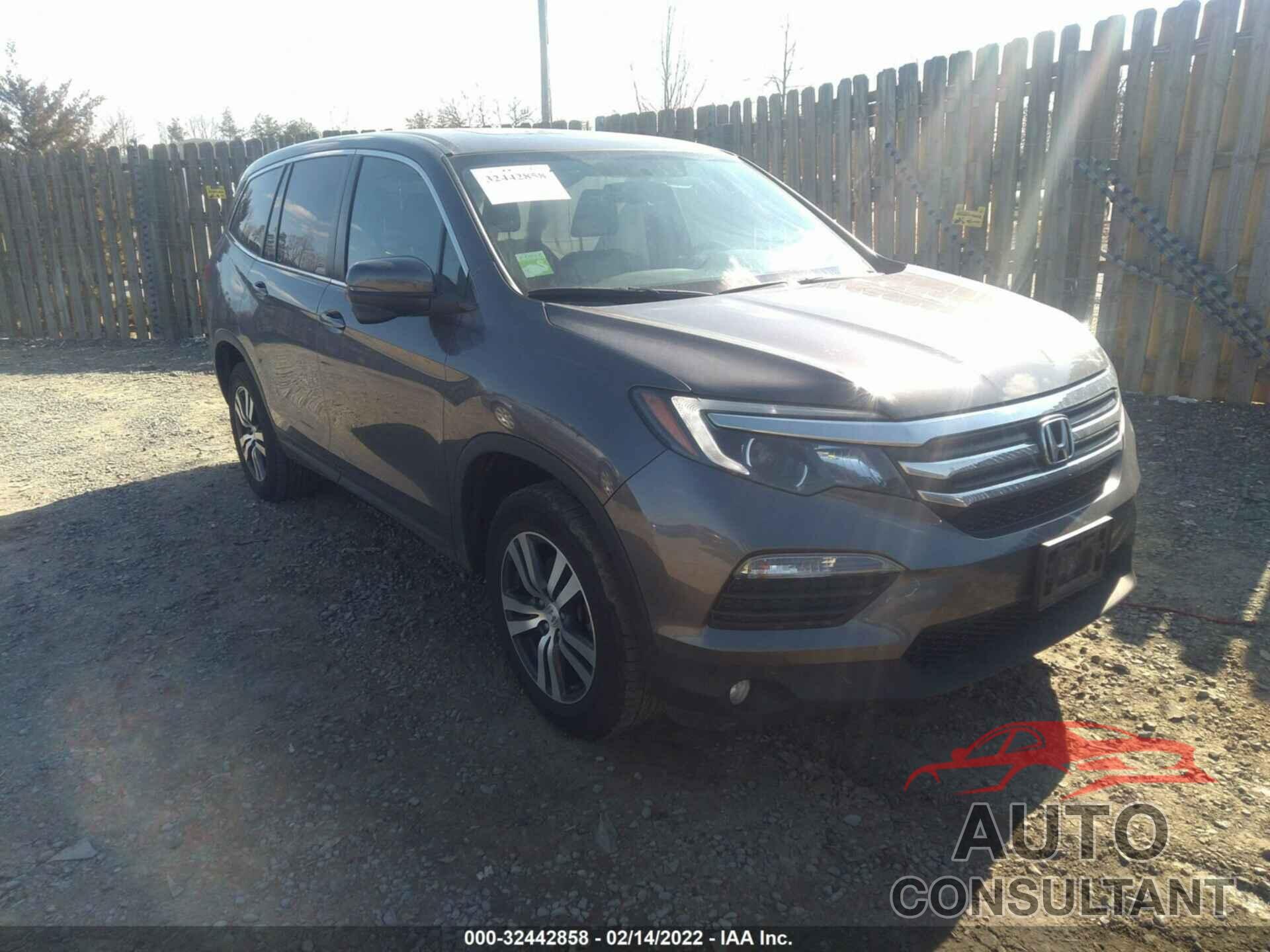 HONDA PILOT 2017 - 5FNYF6H82HB044285