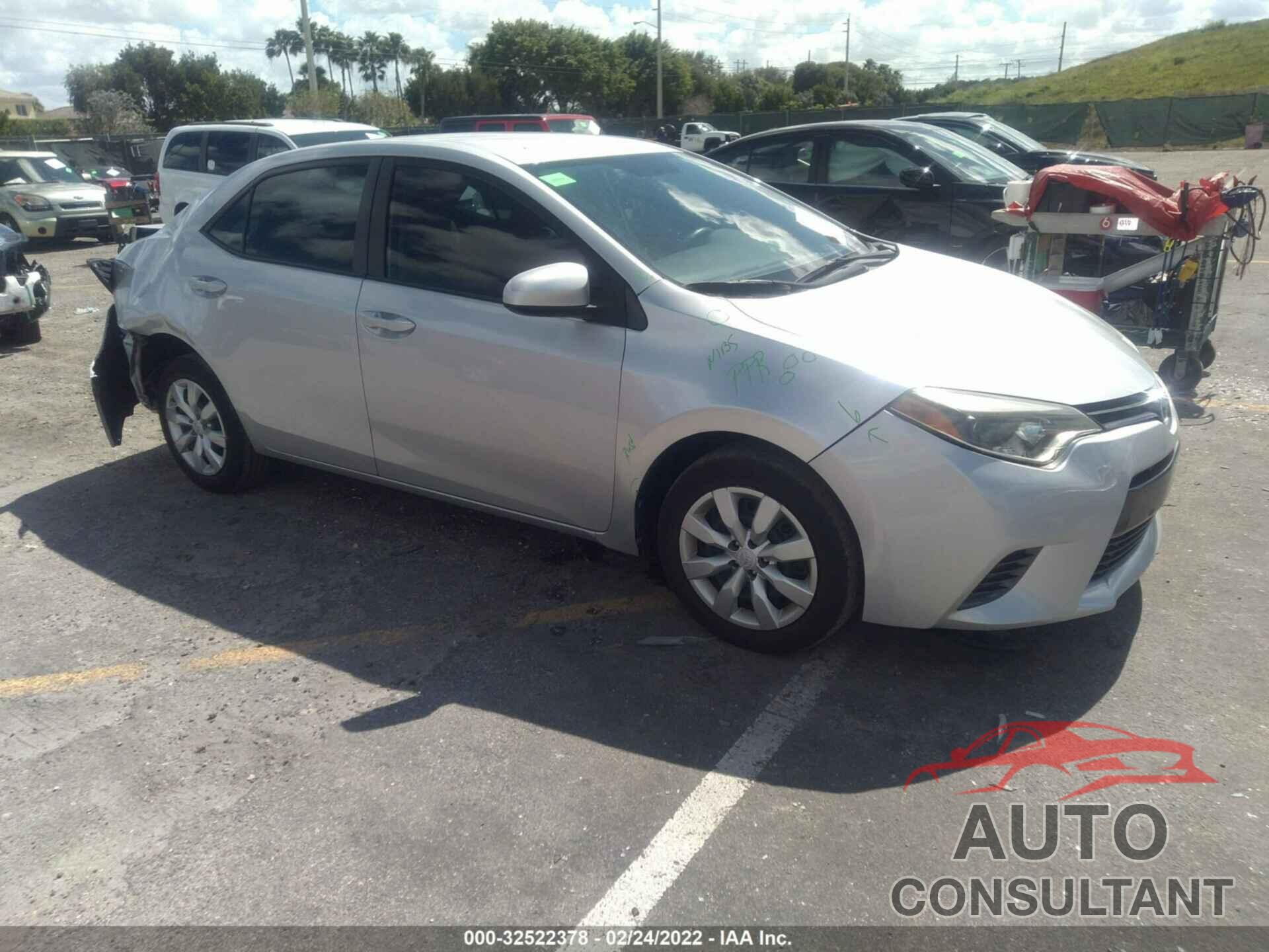 TOYOTA COROLLA 2016 - 5YFBURHE4GP478097