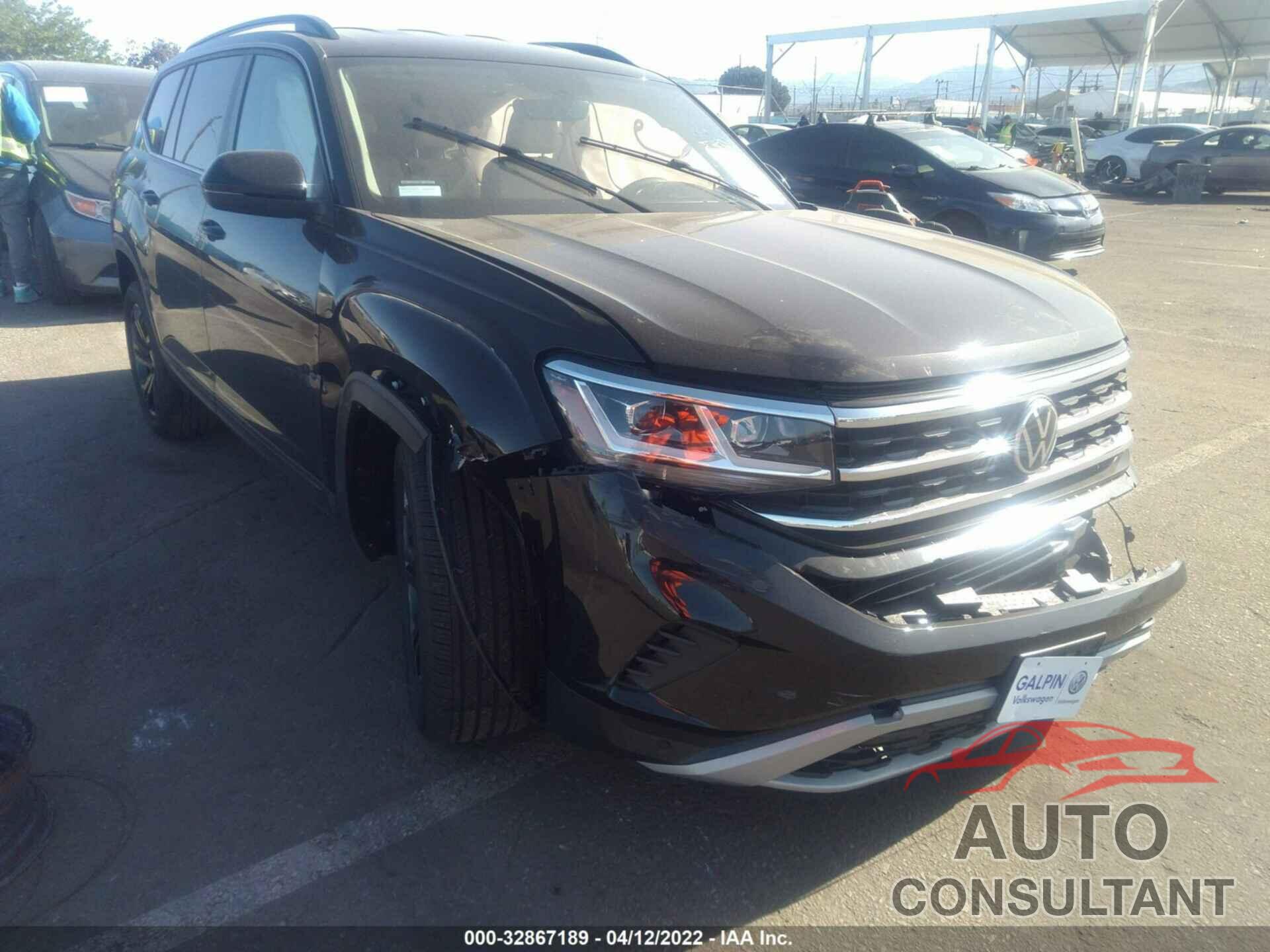 VOLKSWAGEN ATLAS 2022 - 1V2WR2CA3NC524604