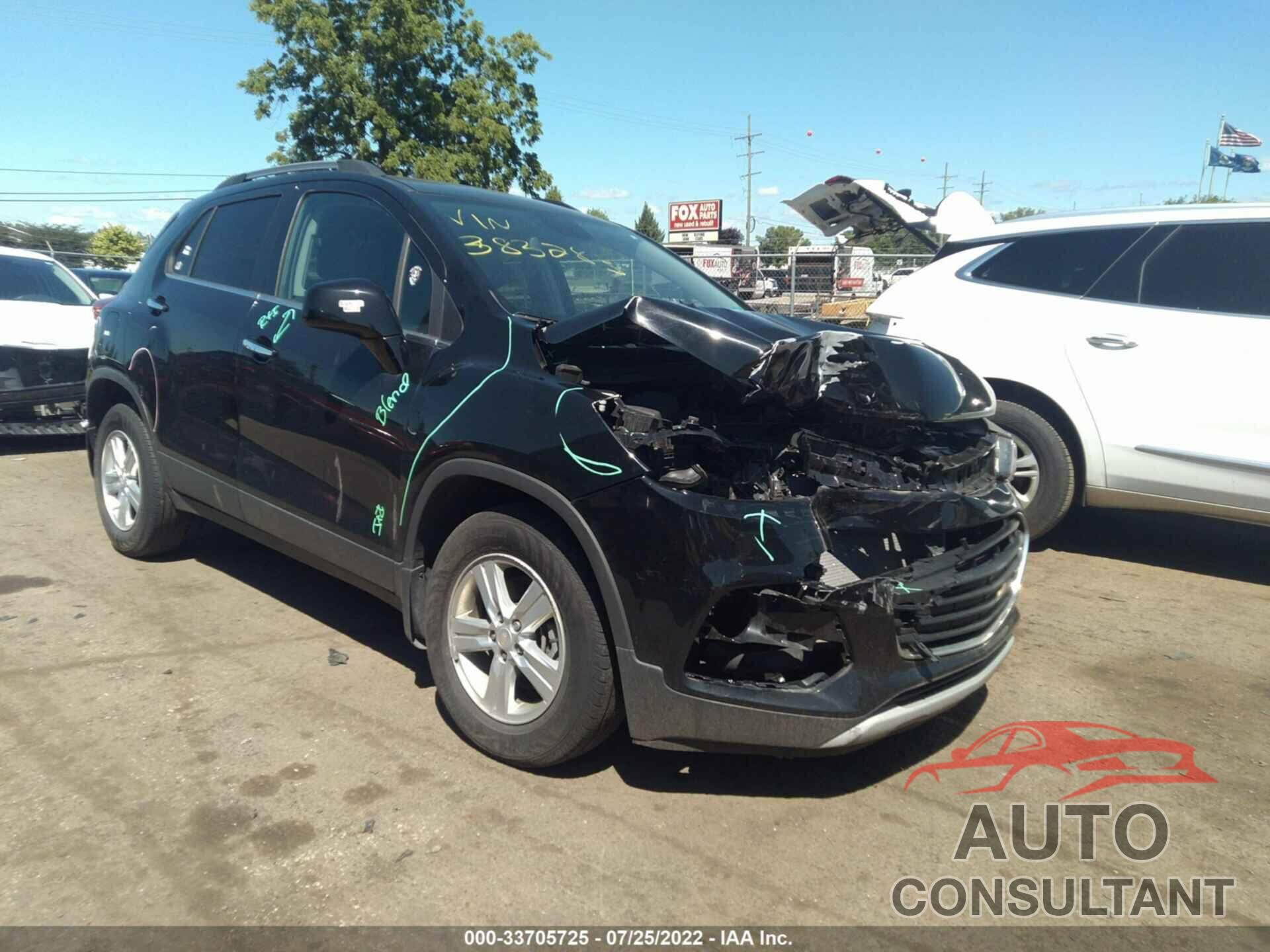 CHEVROLET TRAX 2018 - 3GNCJLSB2JL383283