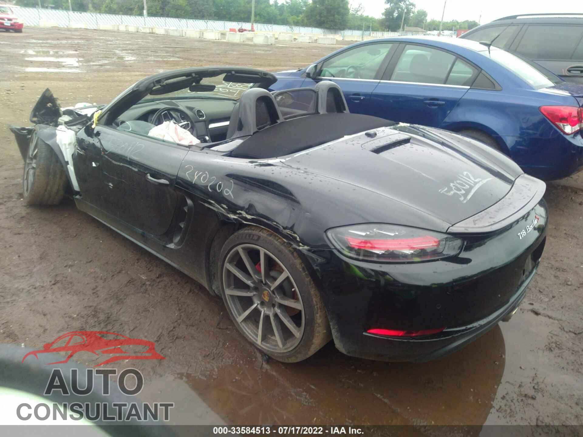 PORSCHE 718 BOXSTER 2017 - WP0CB2A85HS240202