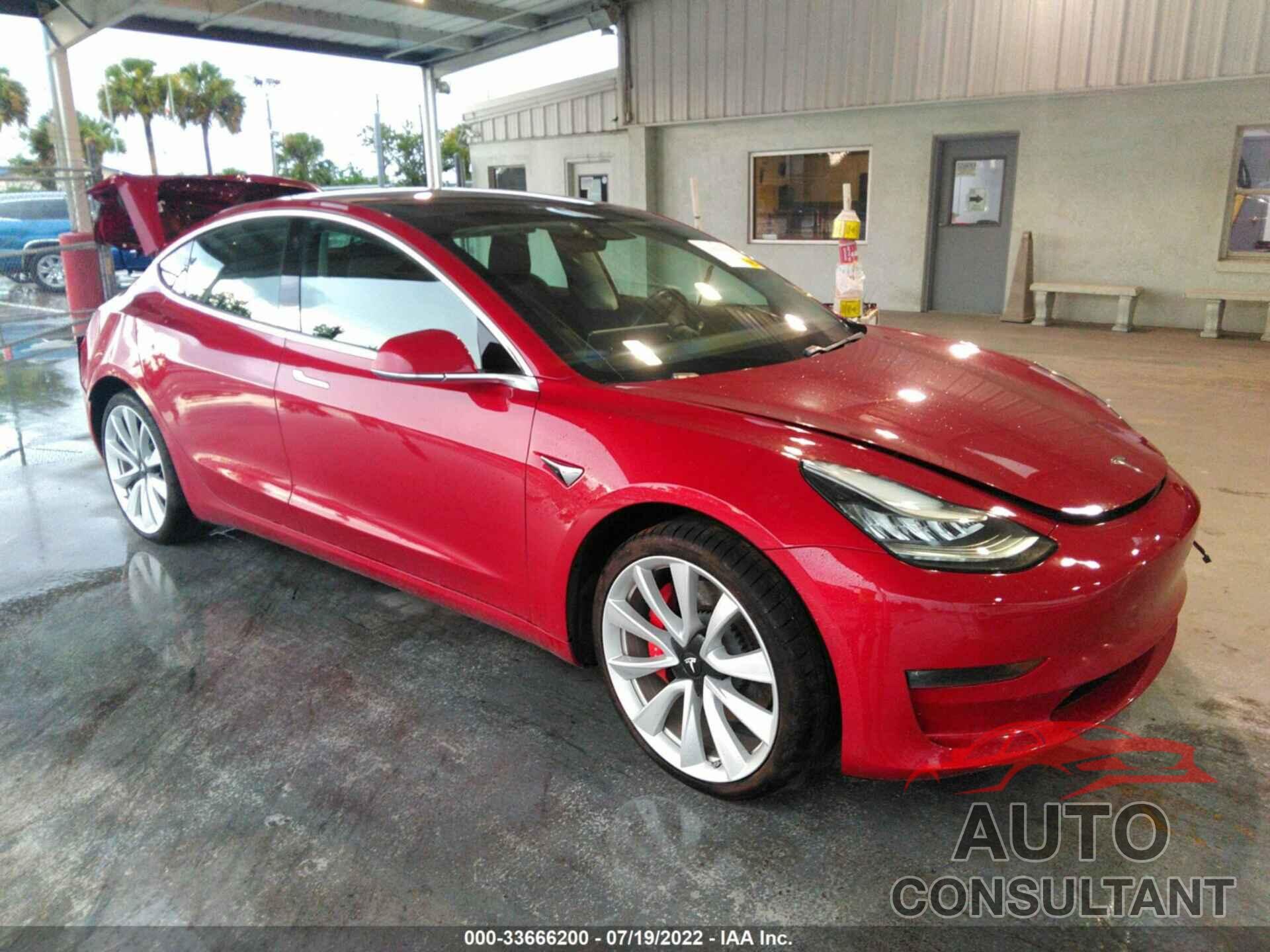 TESLA MODEL 3 2019 - 5YJ3E1EB9KF392964