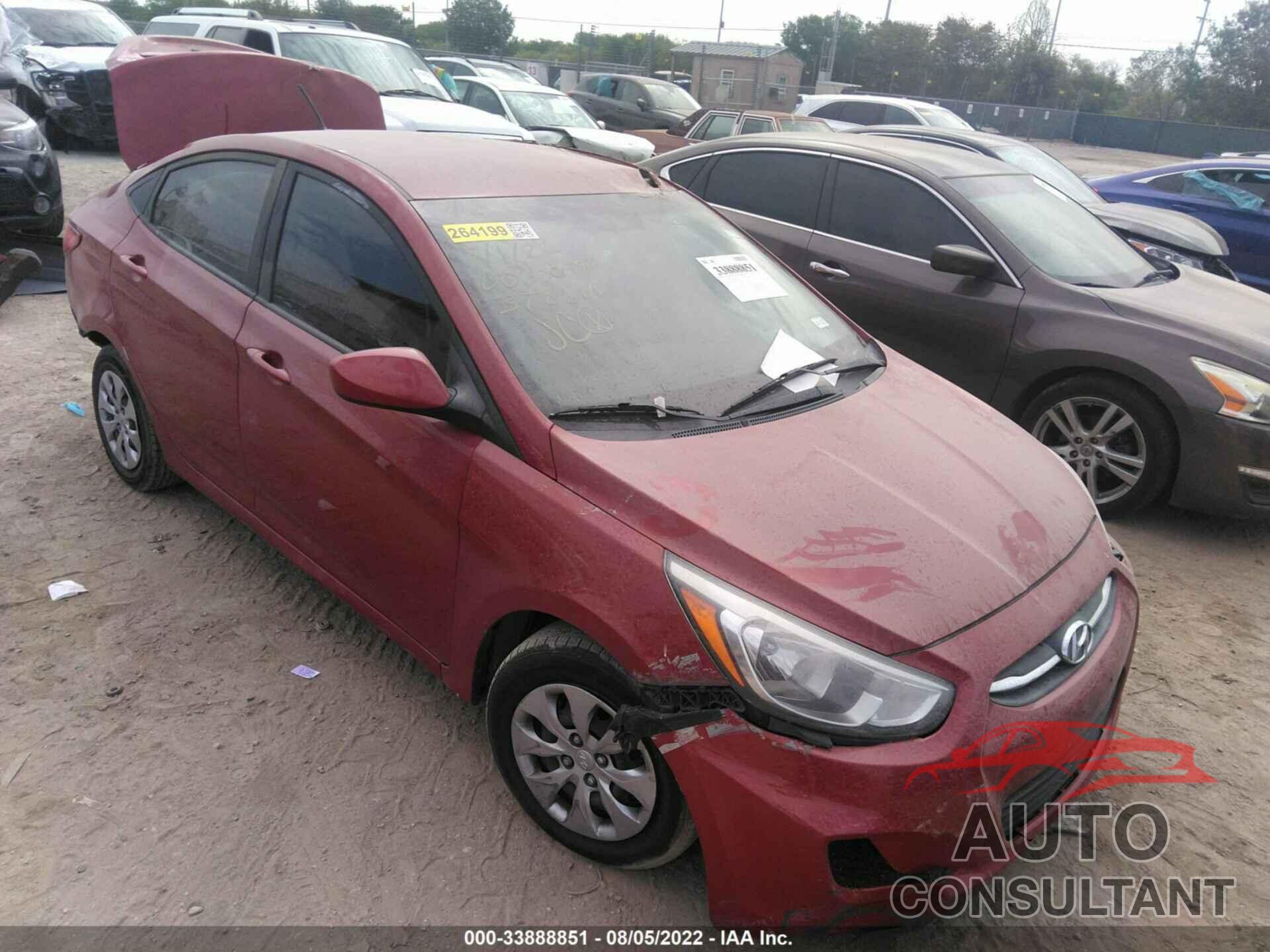 HYUNDAI ACCENT 2017 - KMHCT4AE8HU378606