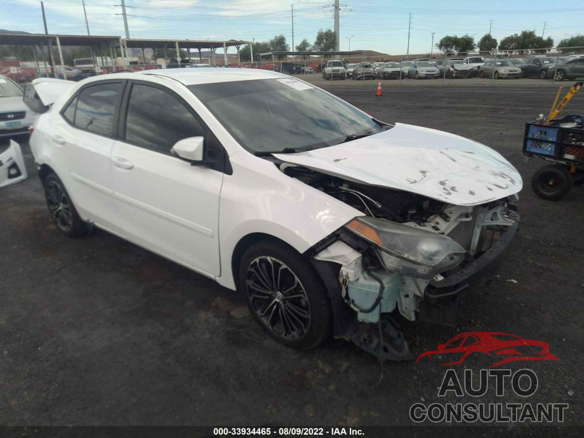 TOYOTA COROLLA 2016 - 2T1BURHE8GC686015