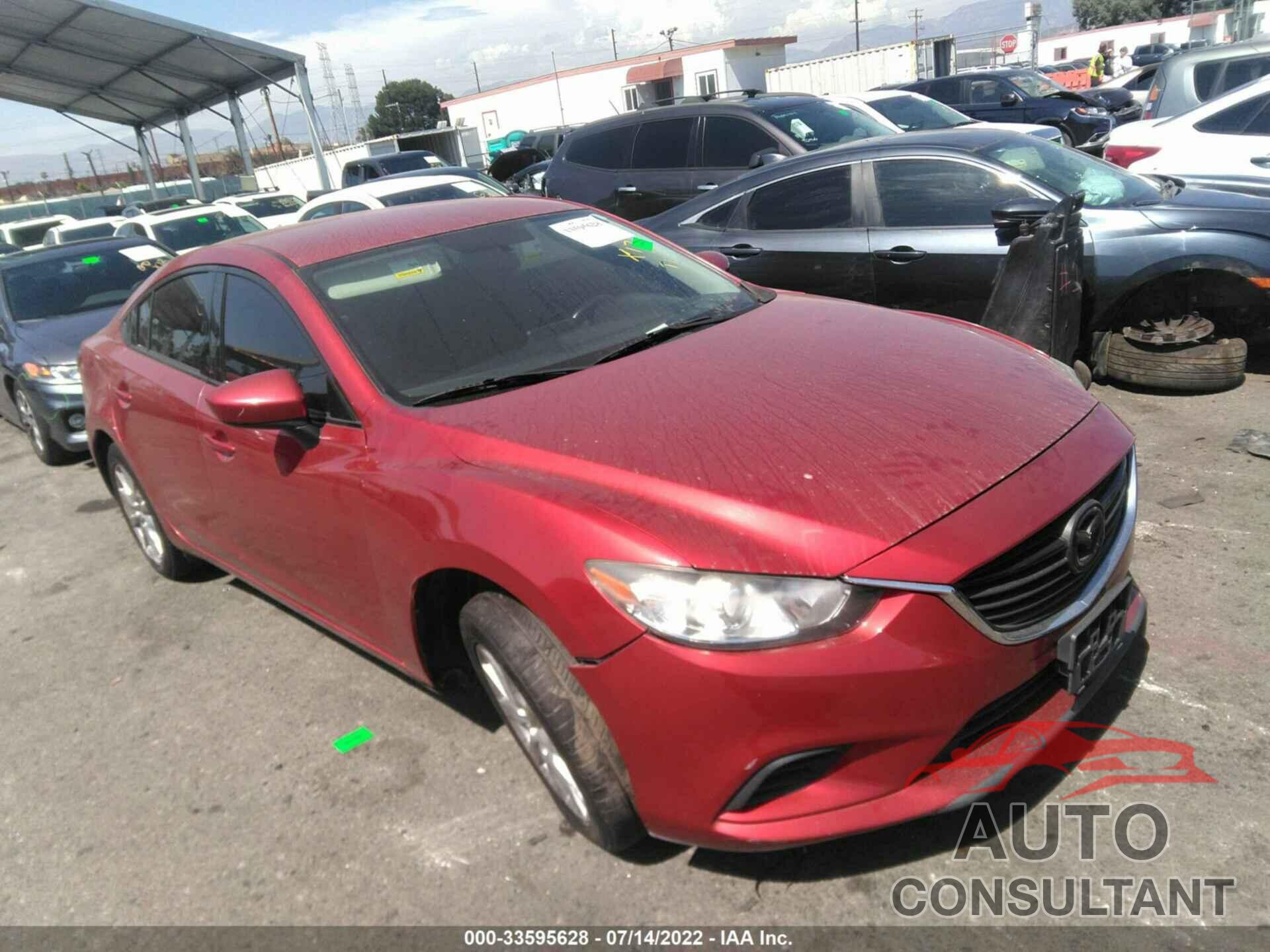 MAZDA MAZDA6 2016 - JM1GJ1U56G1404495