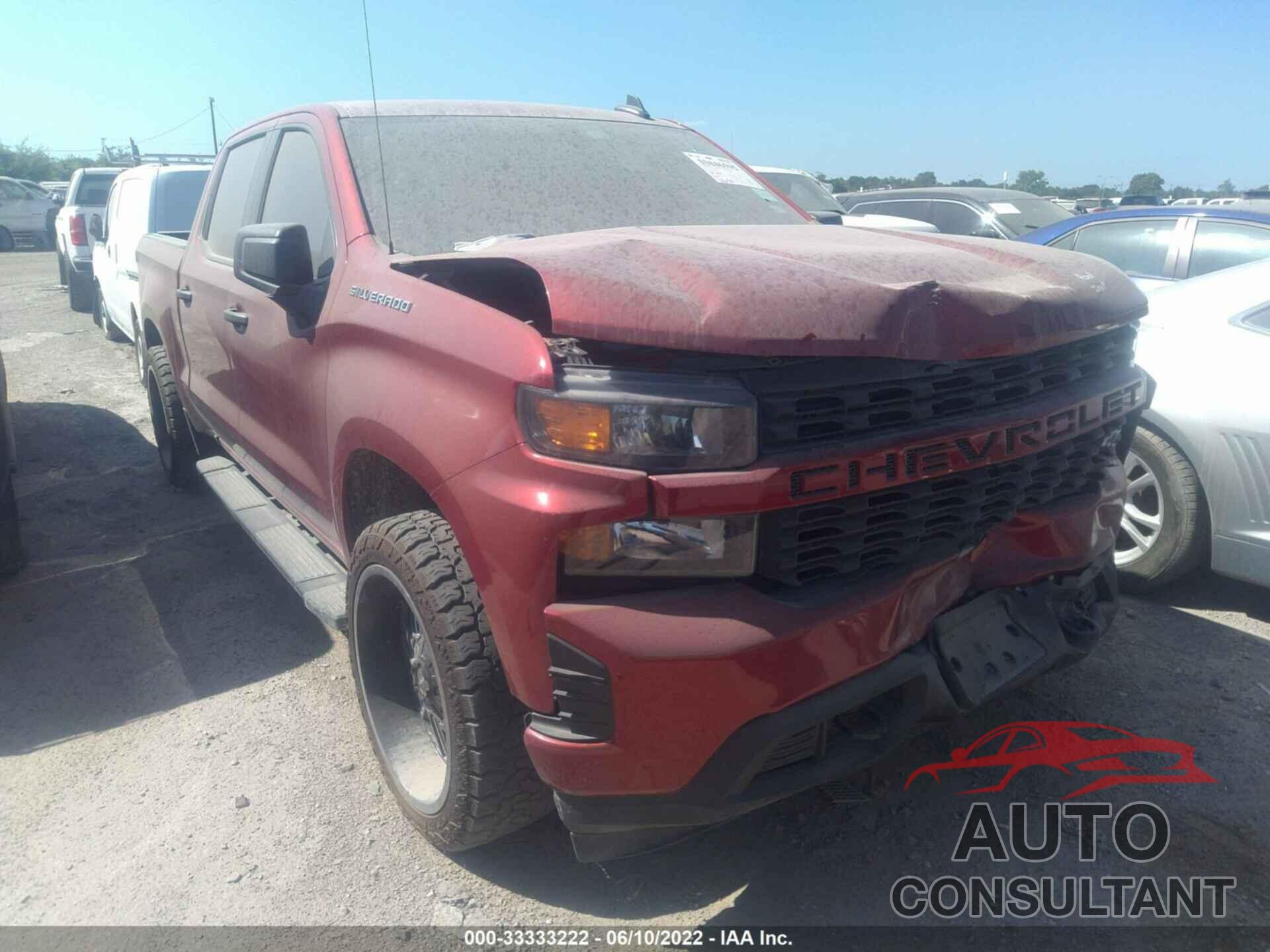 CHEVROLET SILVERADO 1500 2021 - 3GCPWBEK6MG204581