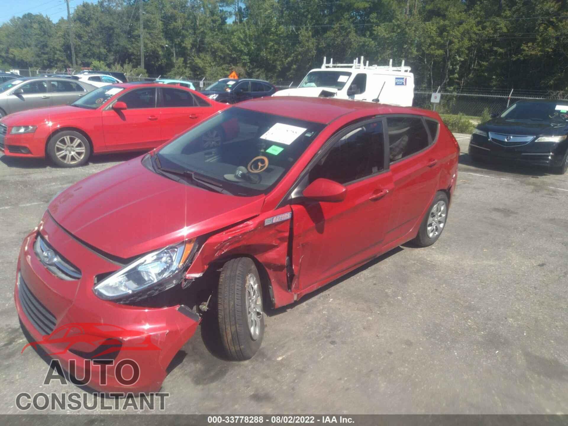 HYUNDAI ACCENT 2017 - KMHCT5AE2HU335143