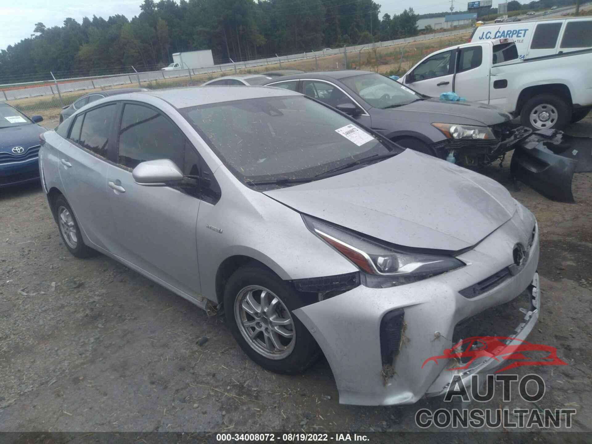 TOYOTA PRIUS 2019 - JTDKARFU8K3085563