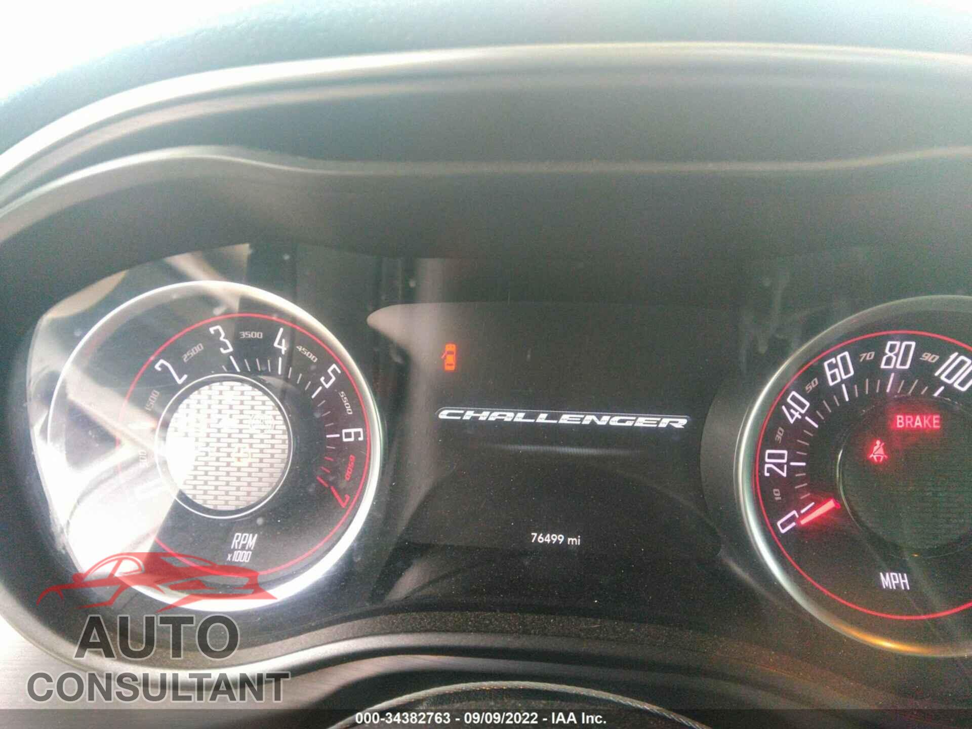 DODGE CHALLENGER 2017 - 2C3CDZAG5HH507926