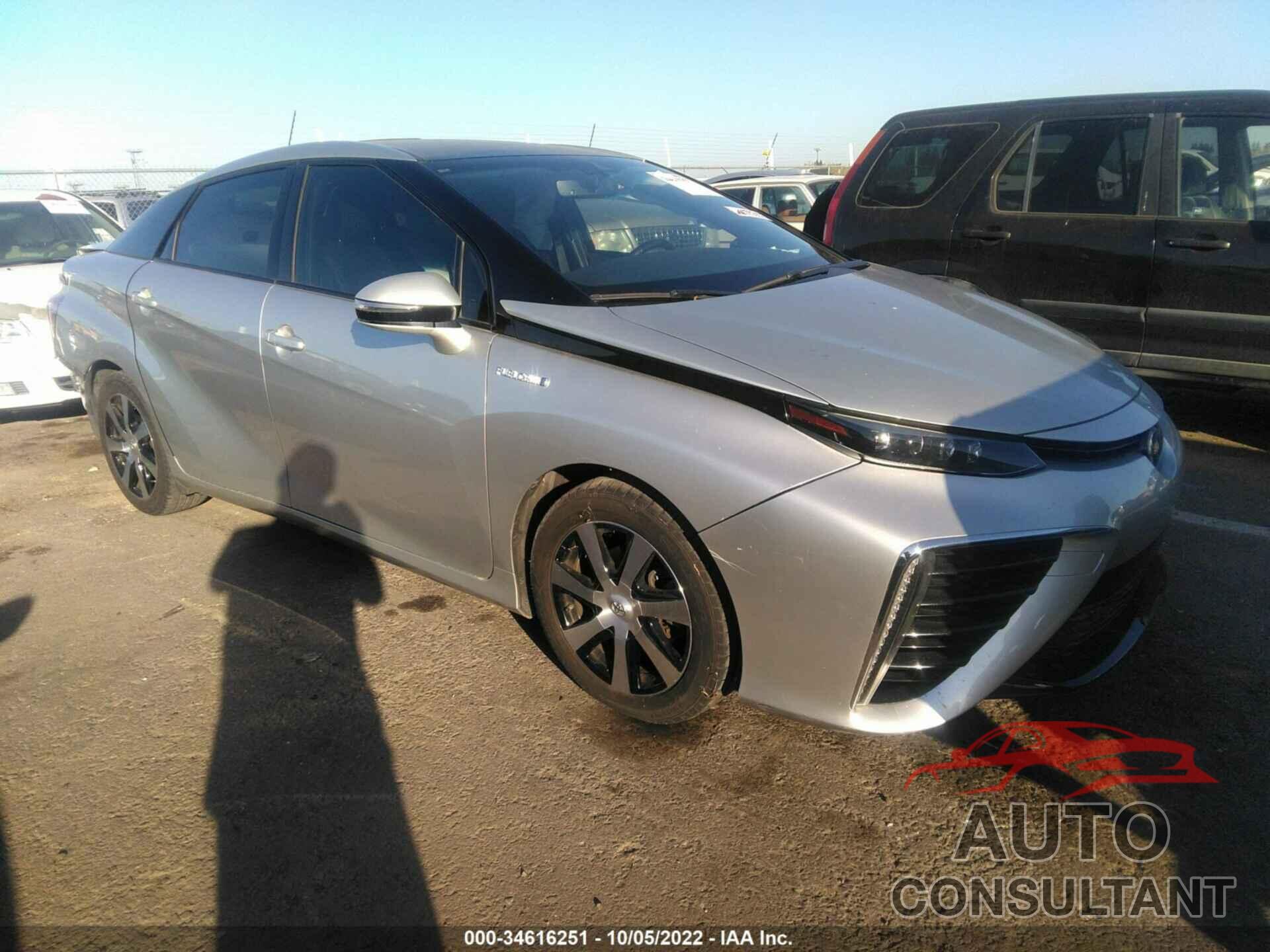 TOYOTA MIRAI 2016 - JTDBVRBD2GA000620