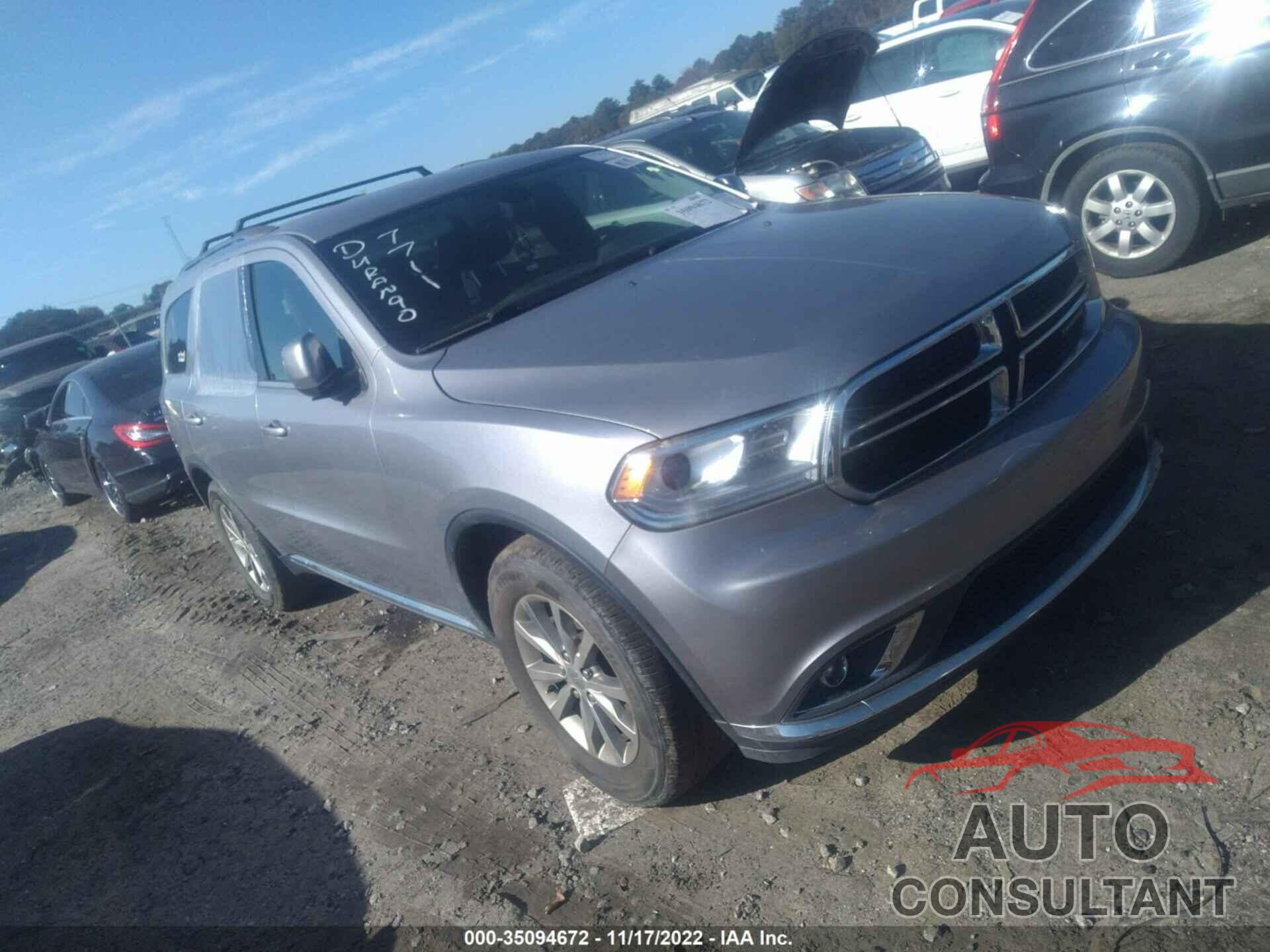 DODGE DURANGO 2017 - 1C4RDHAG2HC757711
