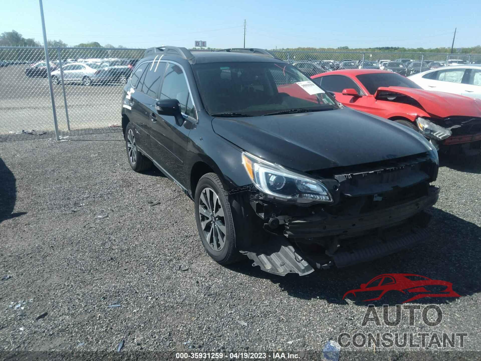 SUBARU OUTBACK 2017 - 4S4BSENC7H3236279