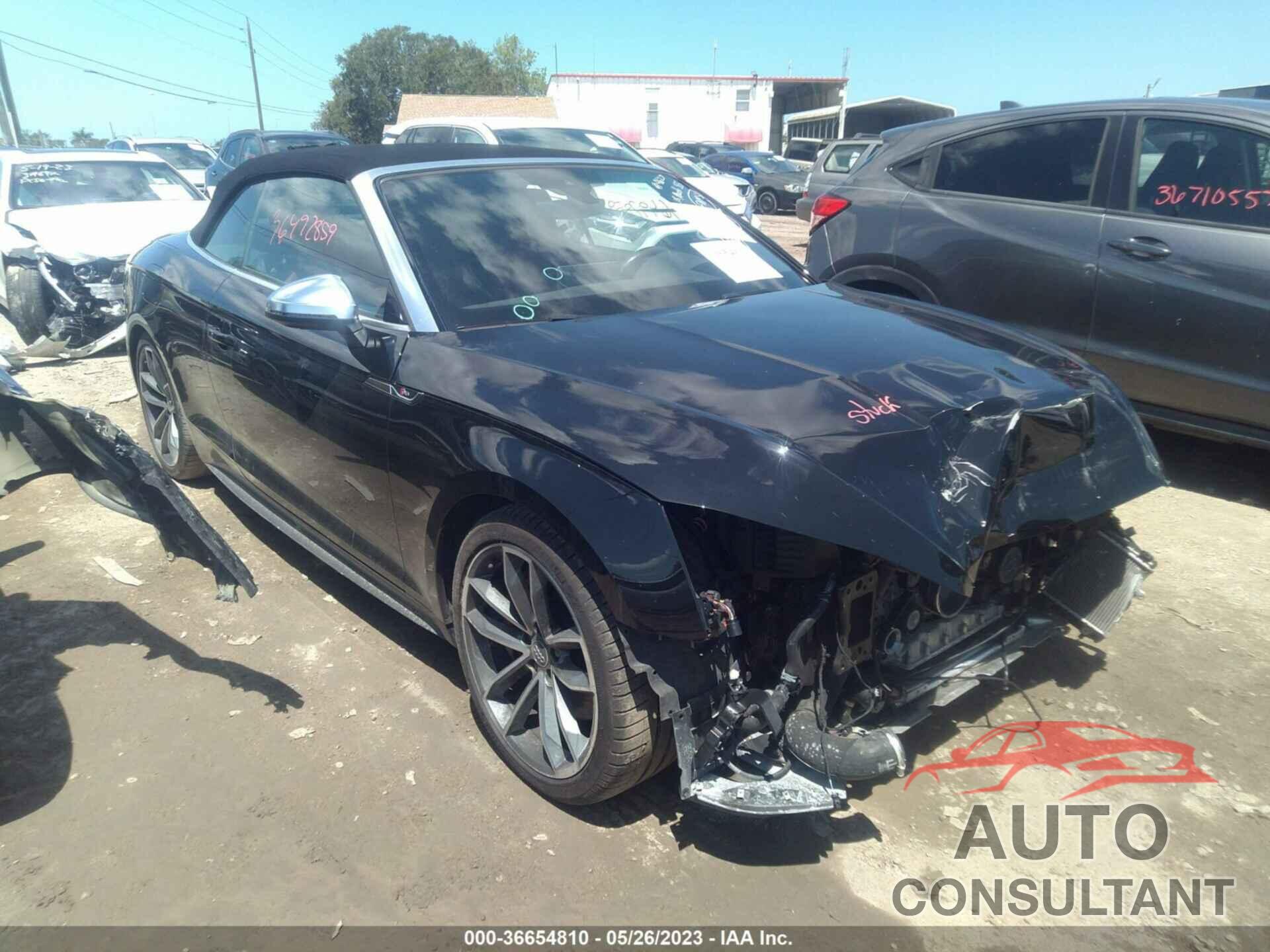 AUDI S5 CABRIOLET 2018 - WAU24GF57JN021485
