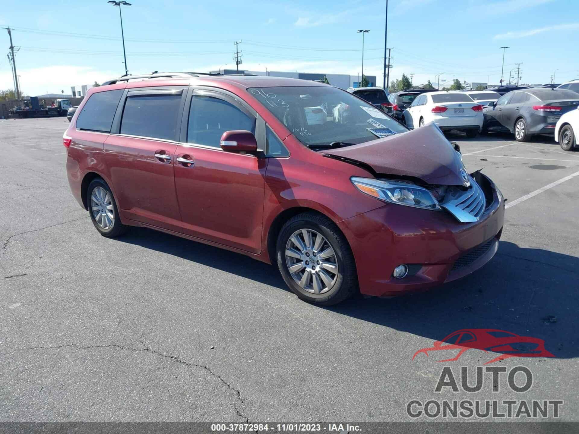 TOYOTA SIENNA 2017 - 5TDYZ3DC2HS790277