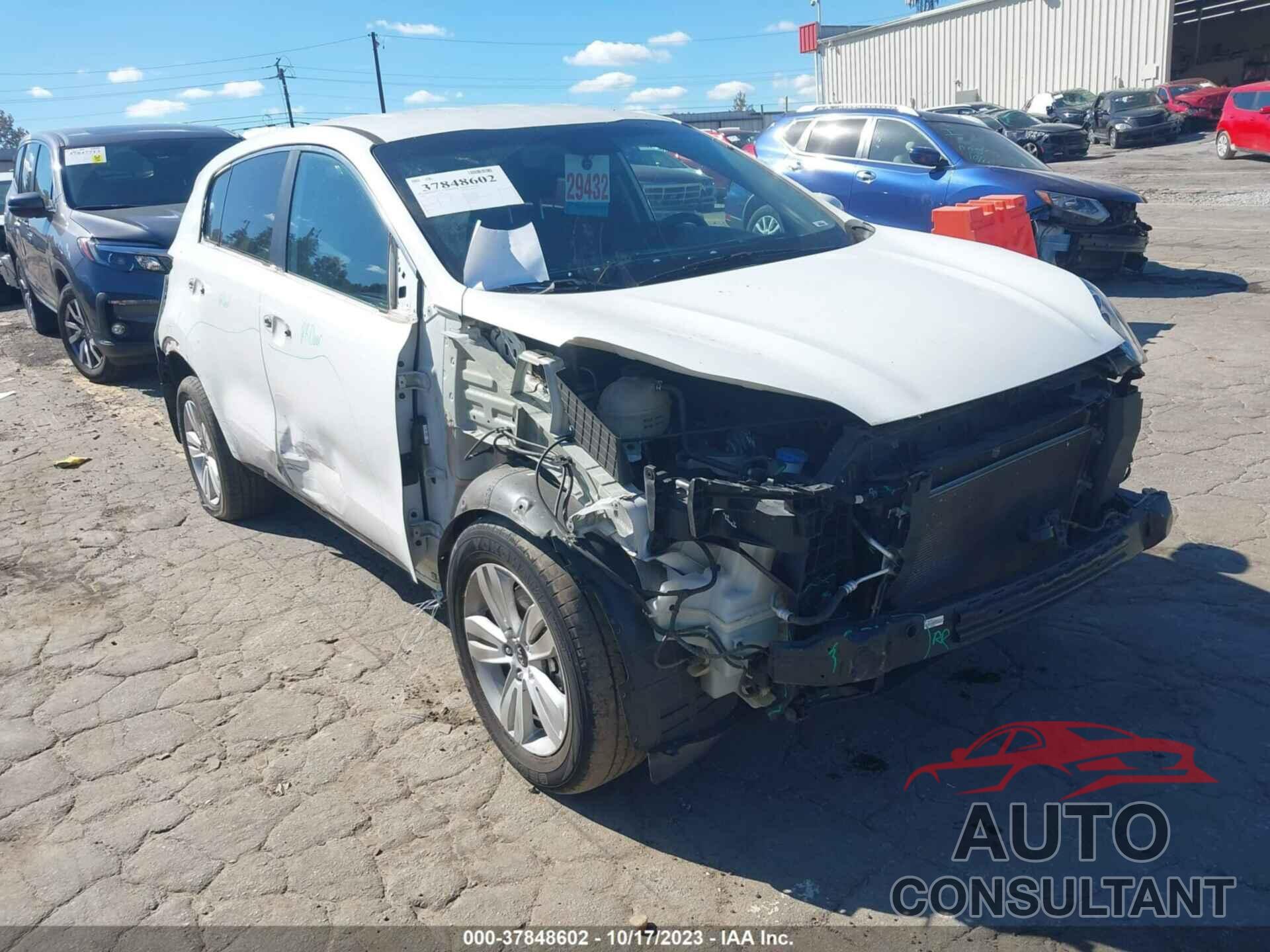 KIA SPORTAGE 2019 - KNDPM3AC0K7628079