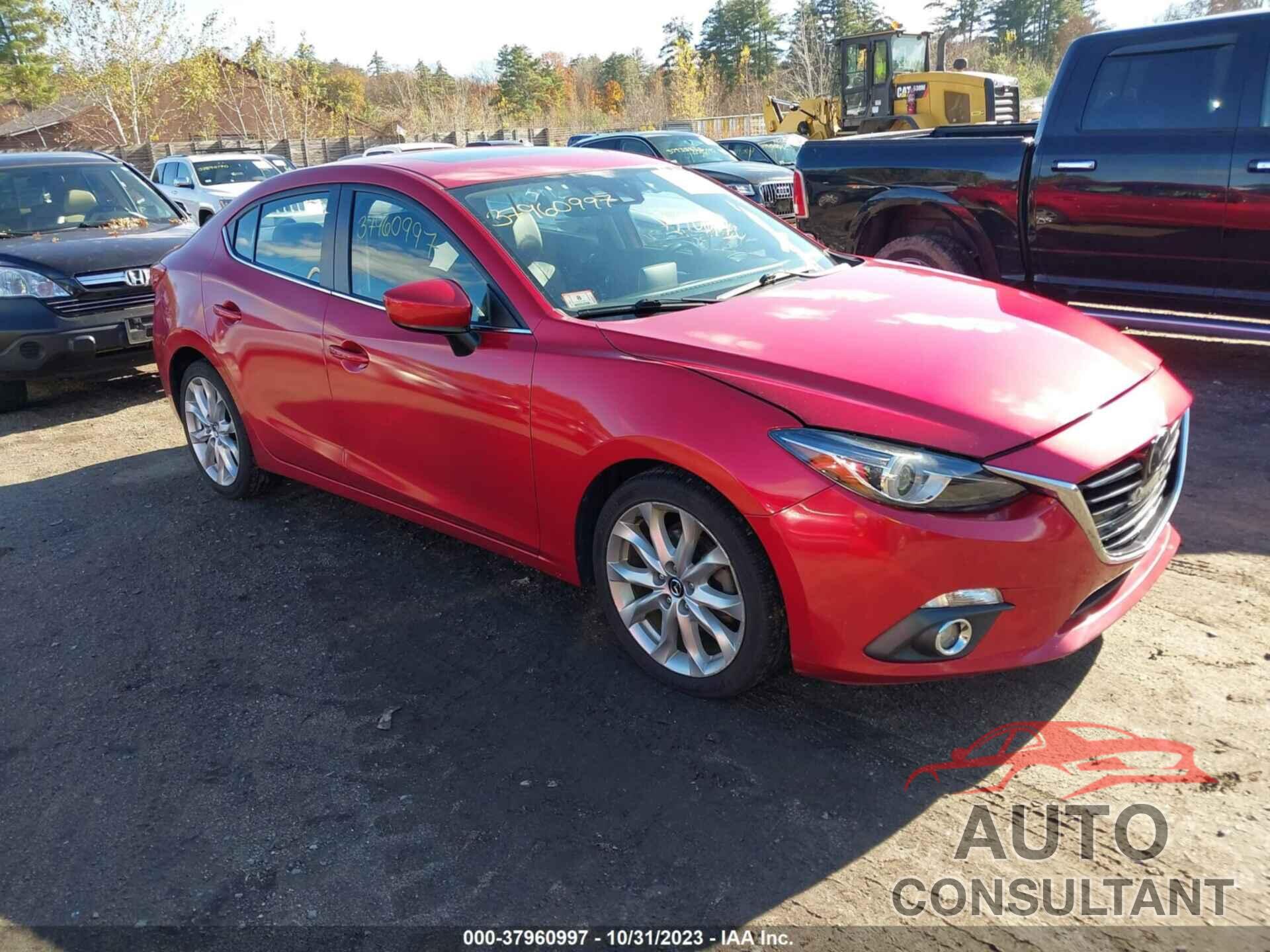 MAZDA MAZDA3 2016 - JM1BM1X3XG1298290