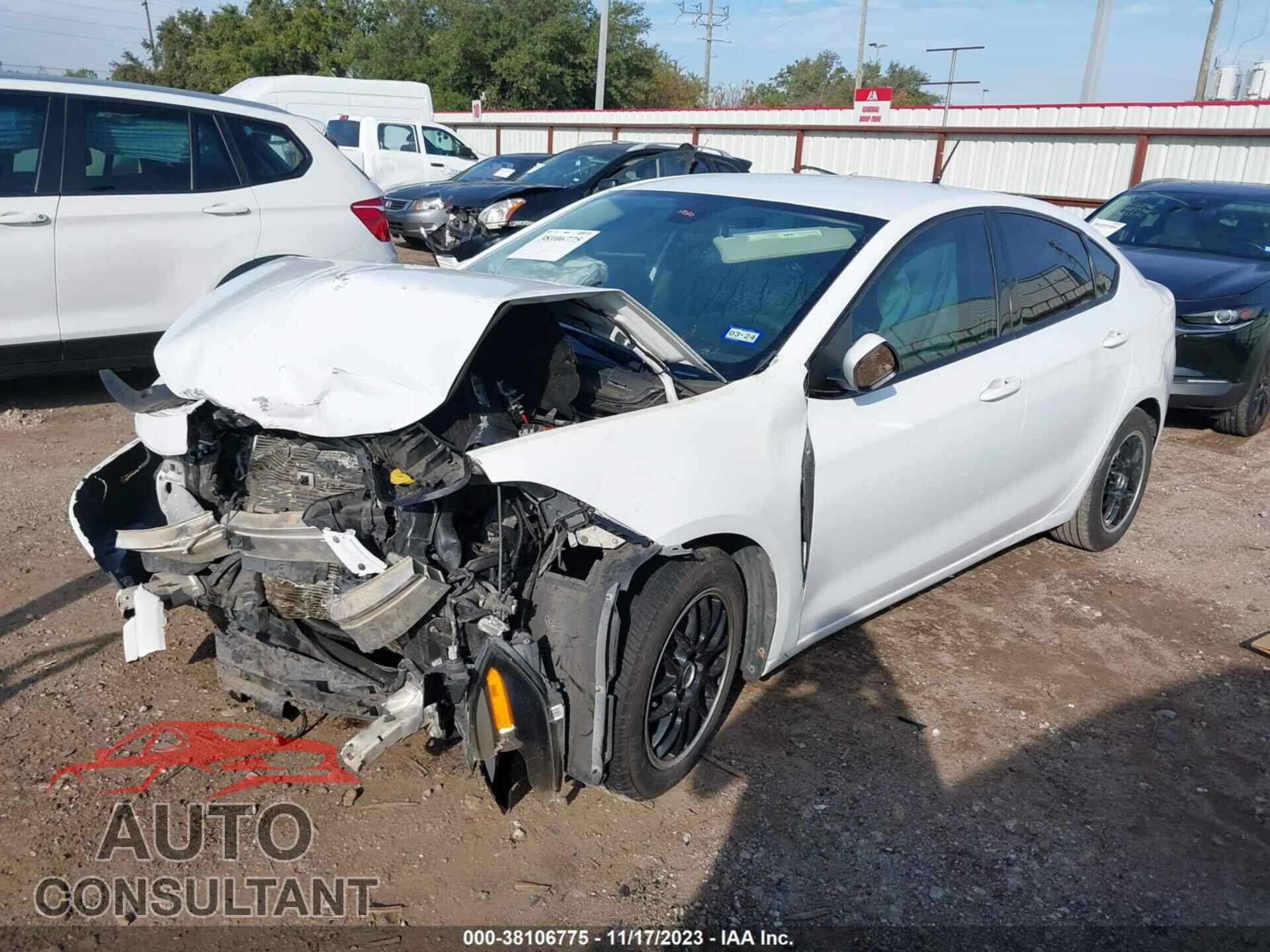 DODGE DART 2015 - 1C3CDFBB5FD351575
