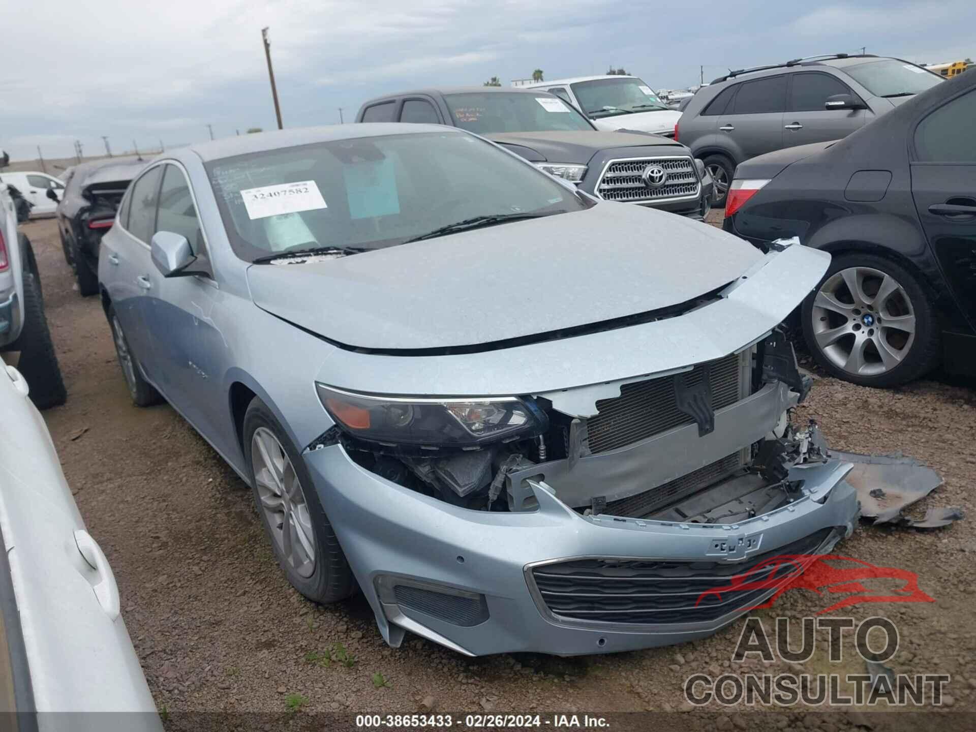 CHEVROLET MALIBU 2017 - 1G1ZE5ST1HF122218