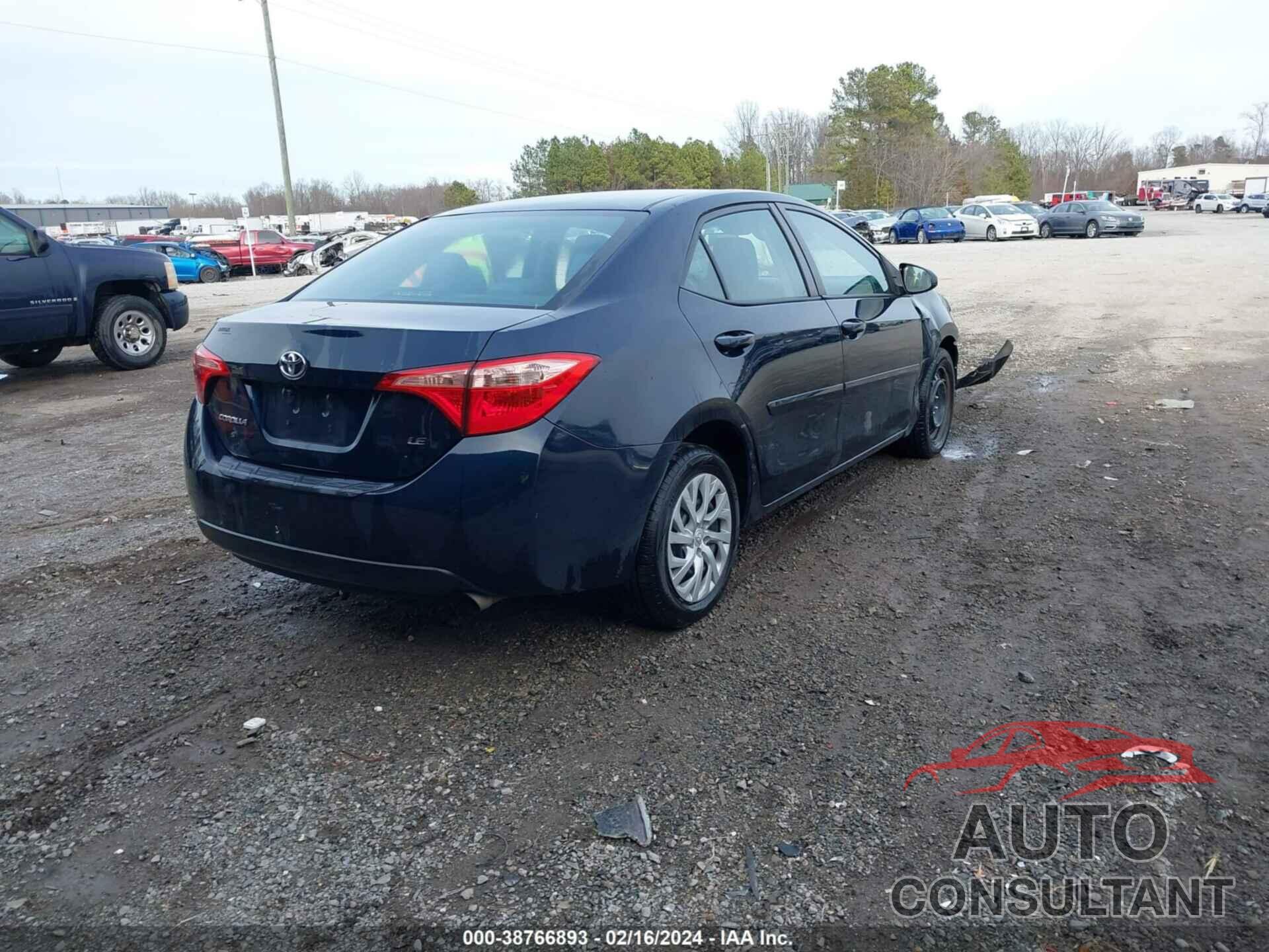 TOYOTA COROLLA 2017 - 2T1BURHEXHC825384