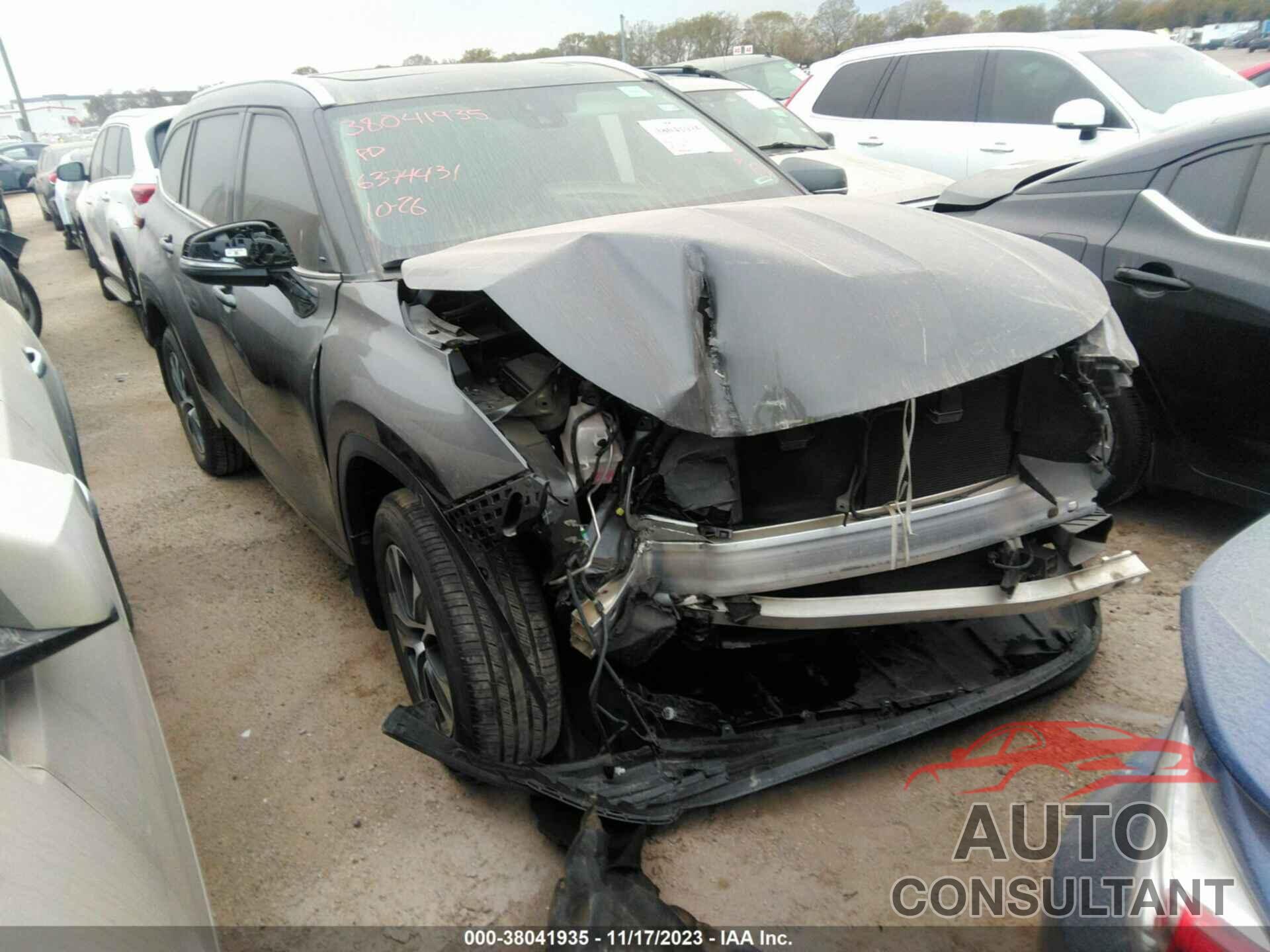 TOYOTA HIGHLANDER 2021 - 5TDGZRBH3MS533555