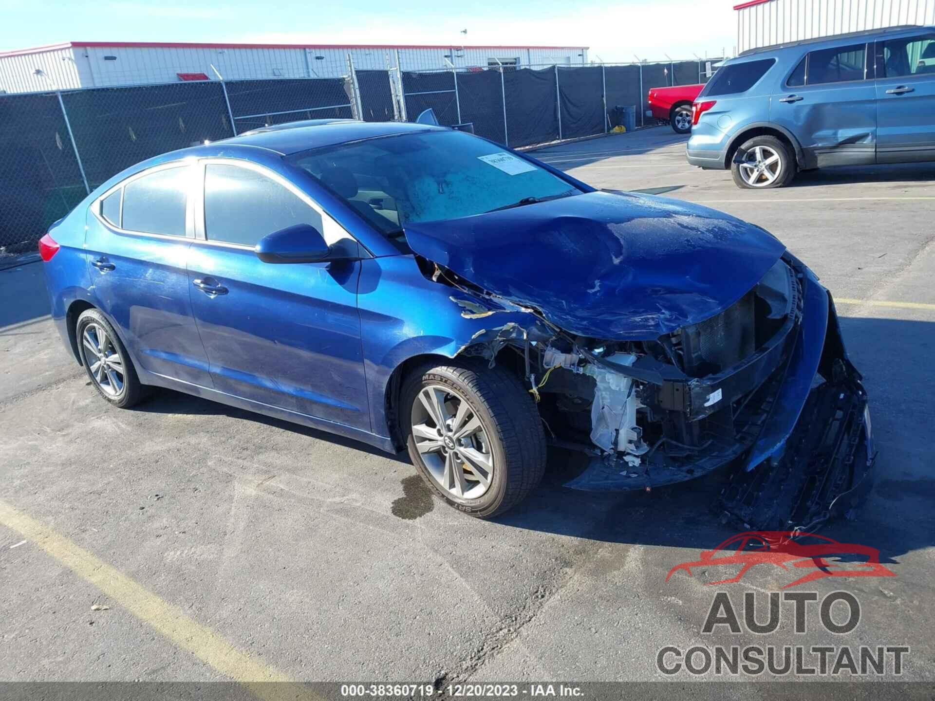 HYUNDAI ELANTRA 2018 - 5NPD84LF0JH243099