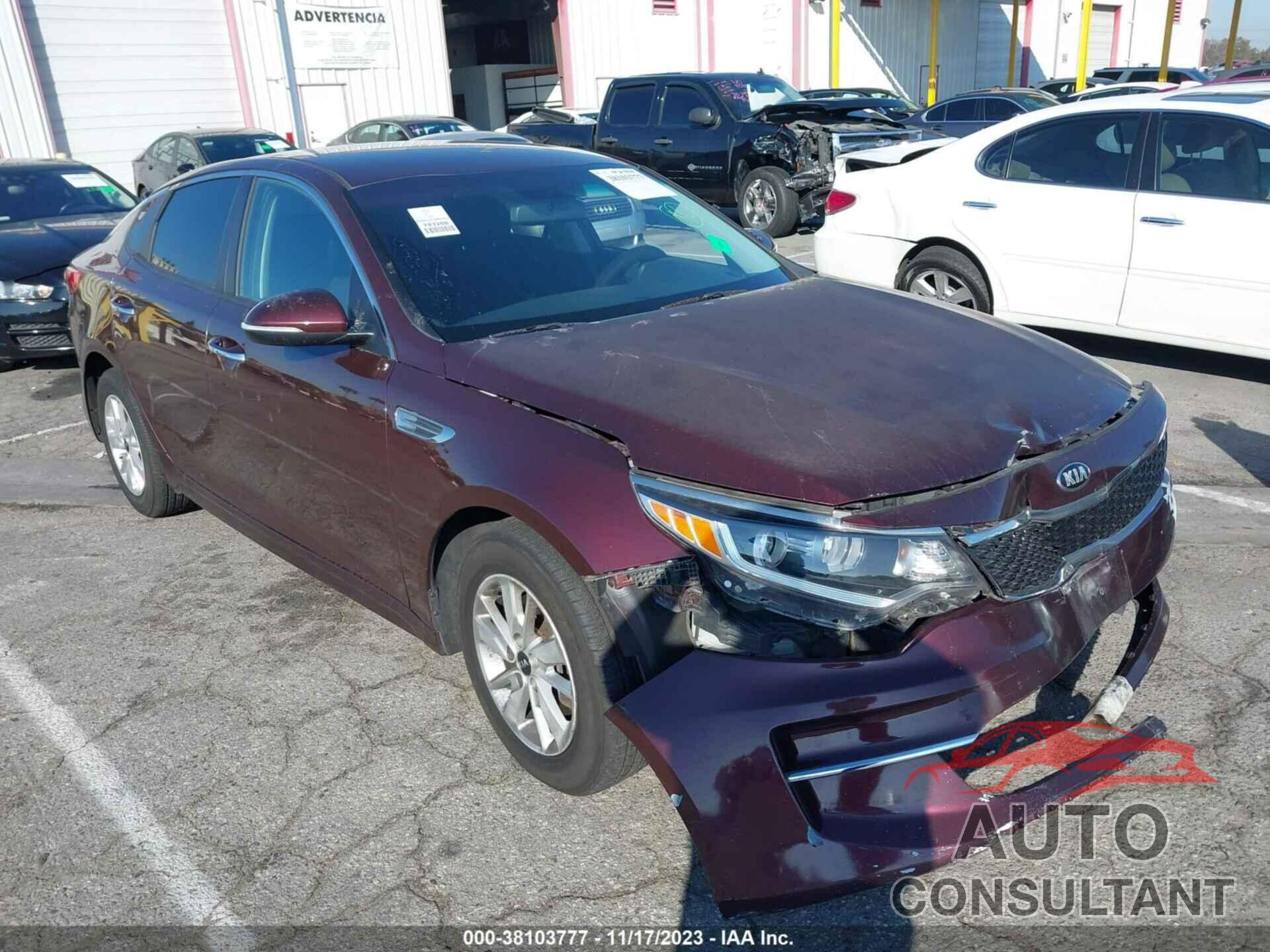 KIA OPTIMA 2016 - 5XXGT4L31GG090870