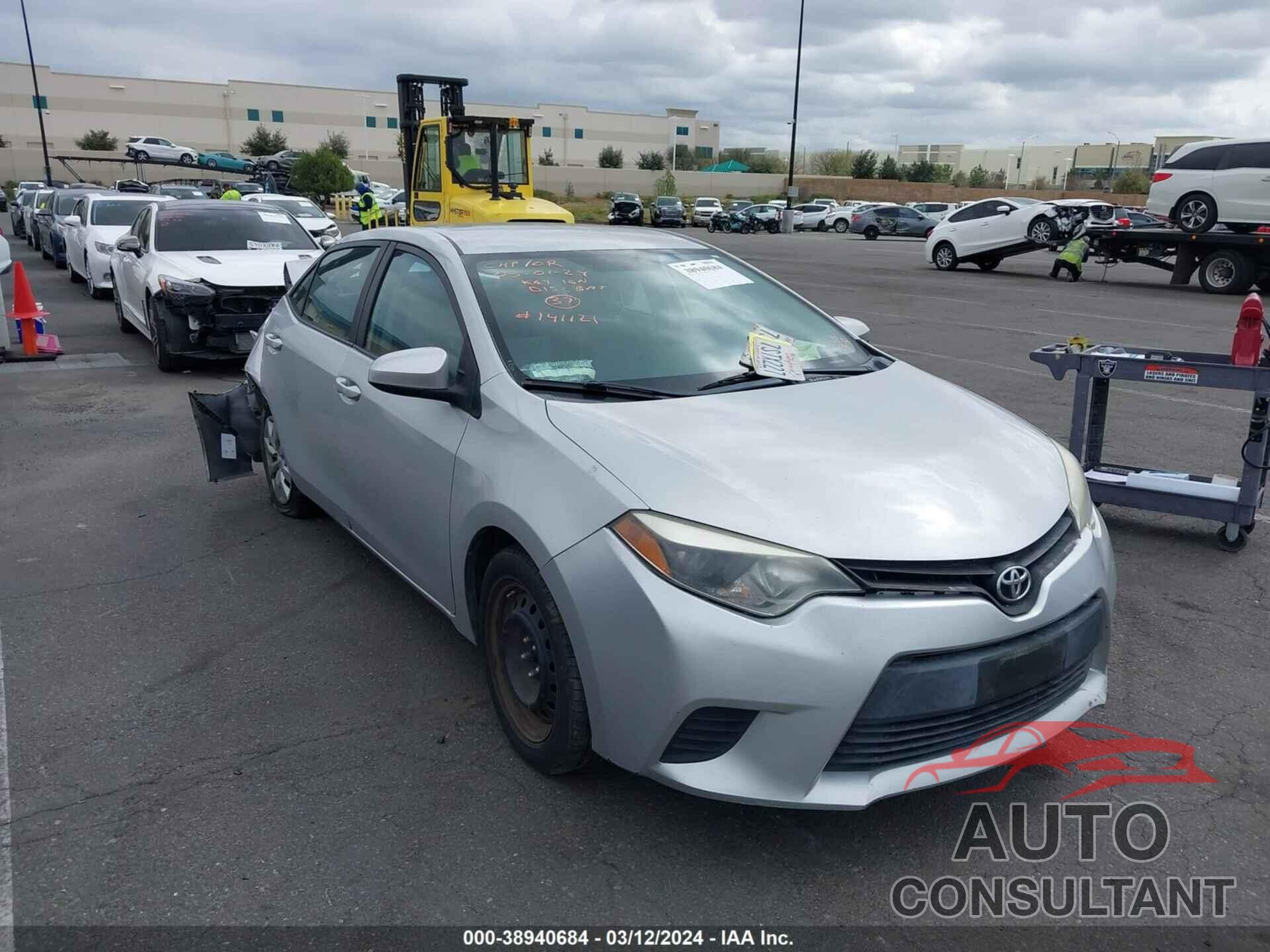 TOYOTA COROLLA 2016 - 5YFBURHE4GP501717