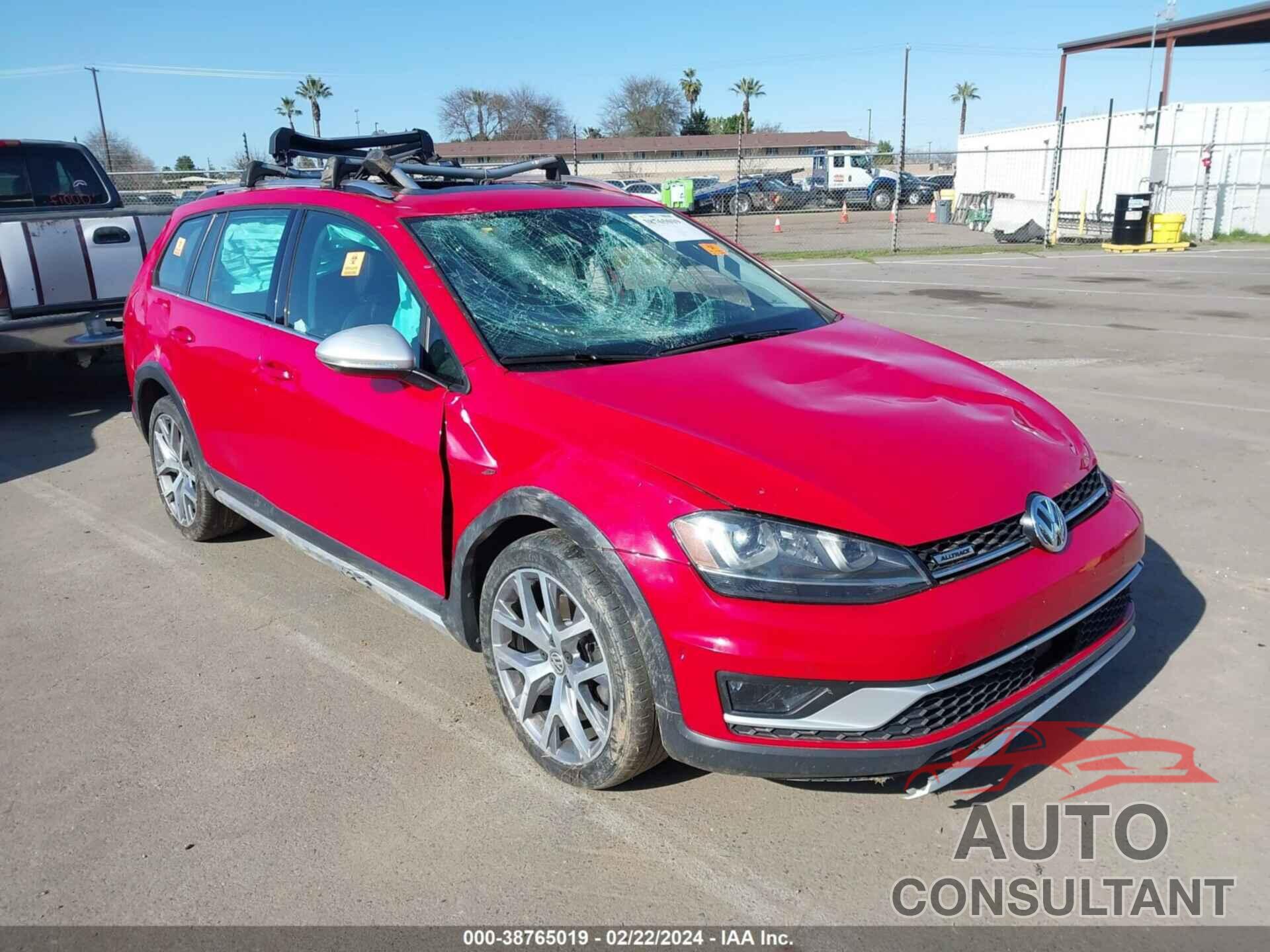 VOLKSWAGEN GOLF ALLTRACK 2017 - 3VWH17AU2HM531331
