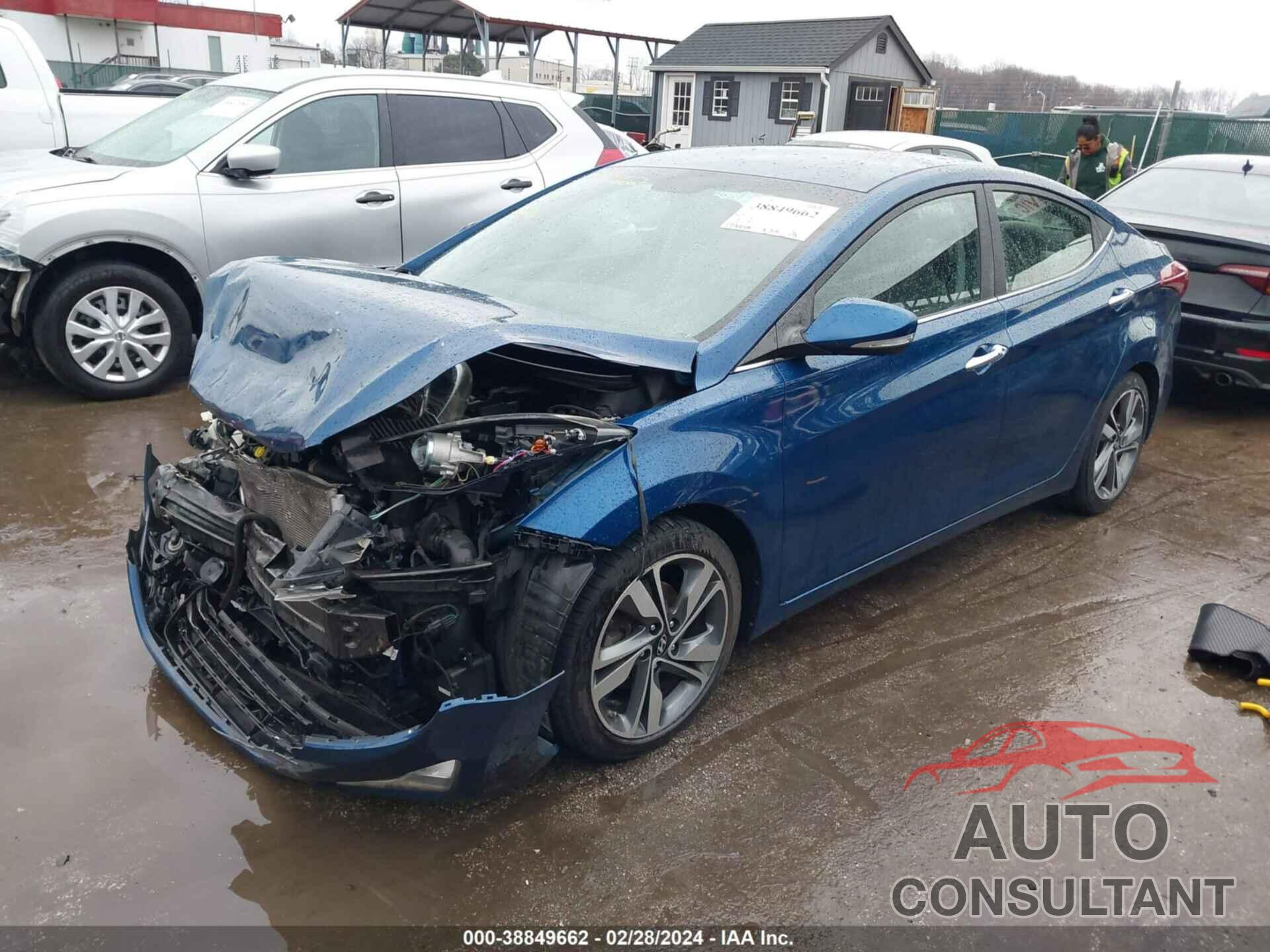 HYUNDAI ELANTRA 2016 - KMHDH4AE7GU567381