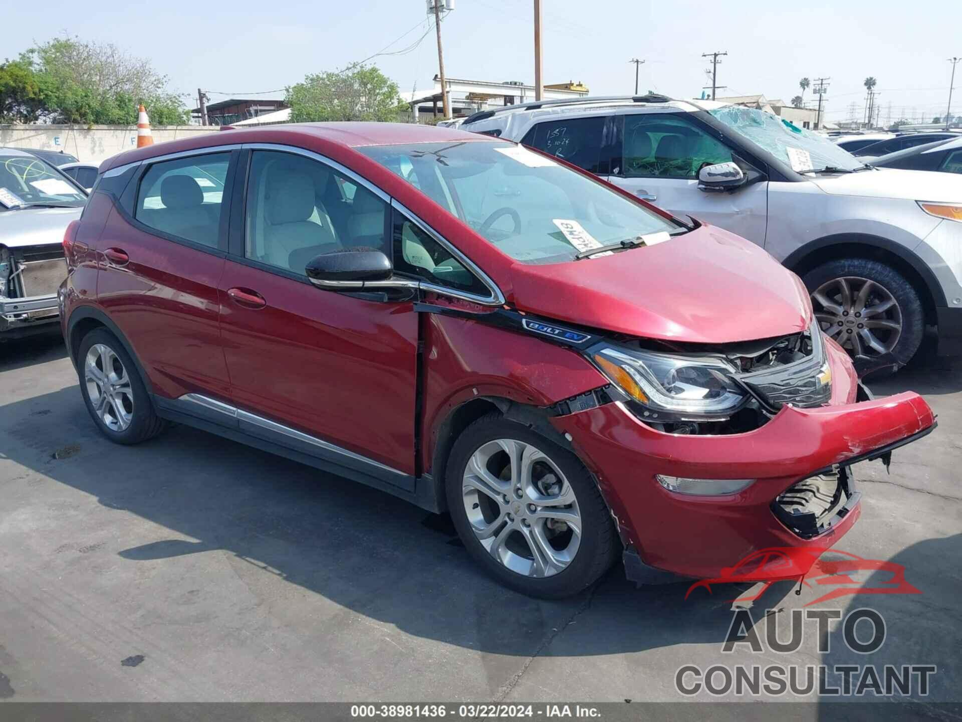 CHEVROLET BOLT EV 2021 - 1G1FY6S07M4110361