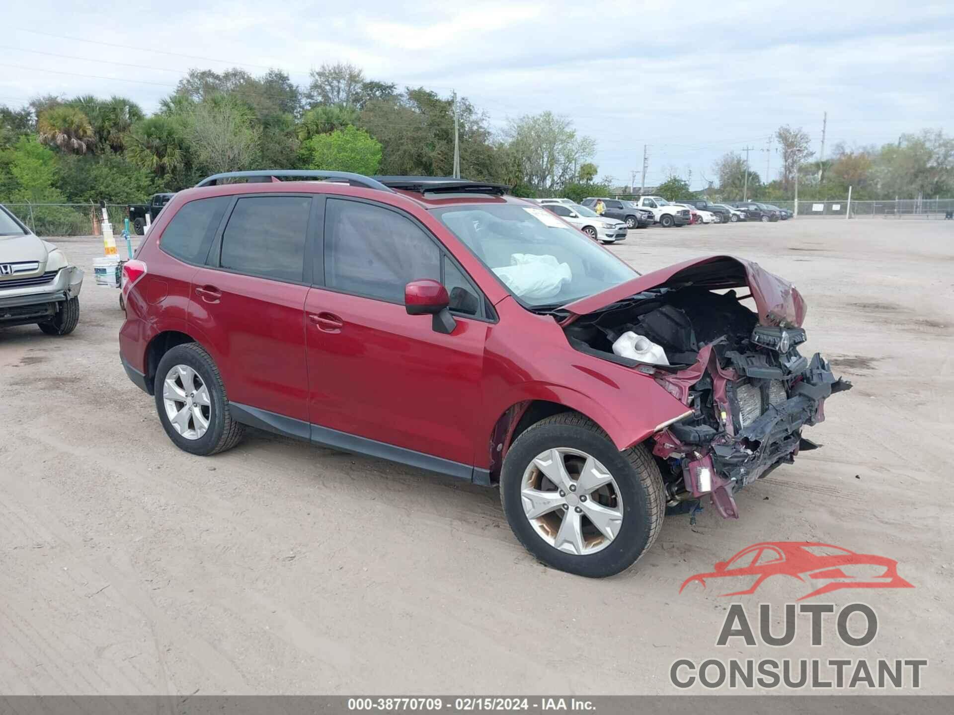 SUBARU FORESTER 2016 - JF2SJADC2GH421733
